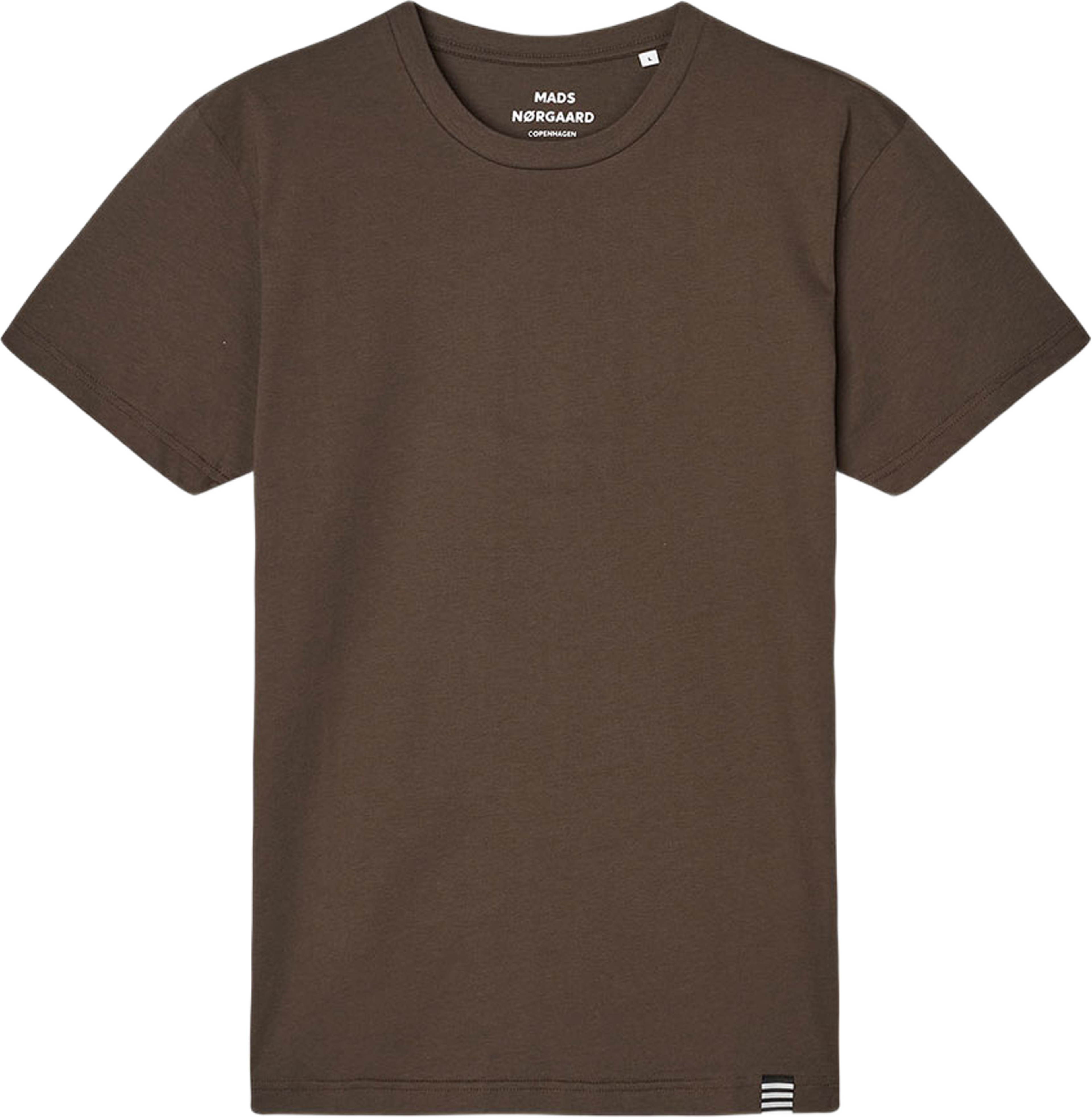 Fine Jersey Thor Tee FAV, från Mads Nørgaard, i färgen Turkish Coffee. Klicka för att öppna bilden i stort format