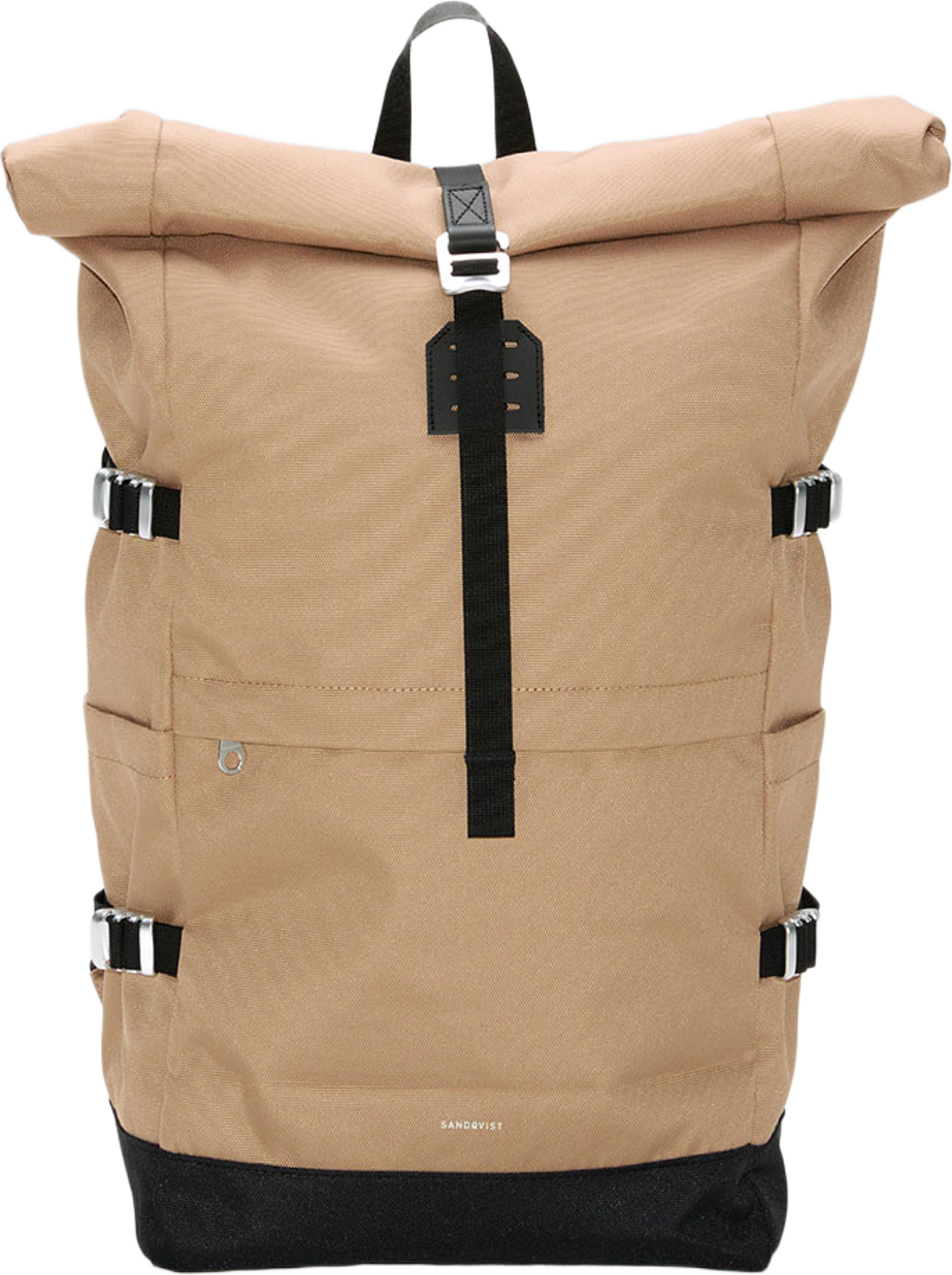 Sandqvist Backpack ICON Rolltop 16", från Sandqvist, i färgen Beige. Klicka för att öppna bilden i stort format