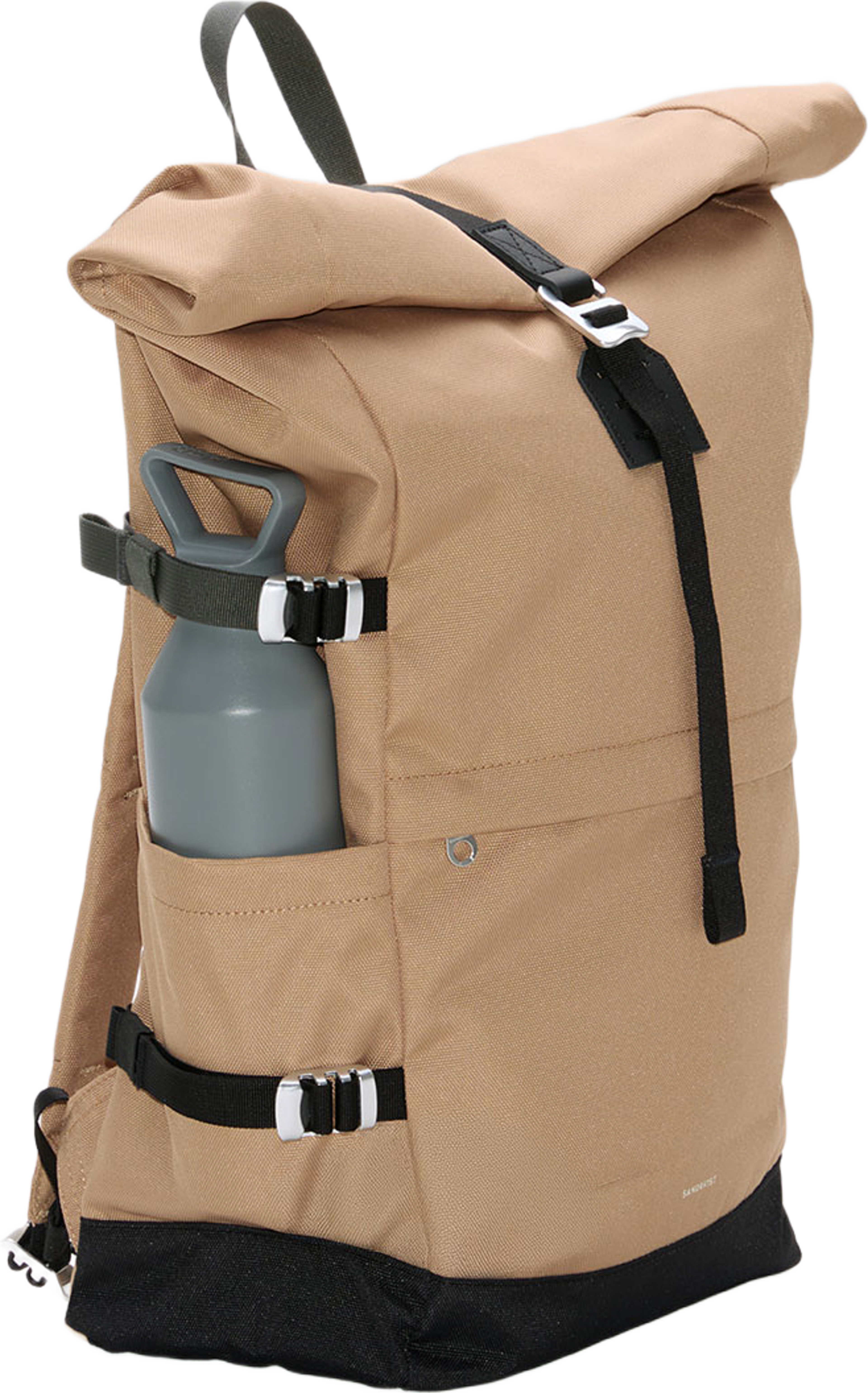 Sandqvist Backpack ICON Rolltop 16", från Sandqvist, i färgen Beige. Klicka för att öppna bilden i stort format