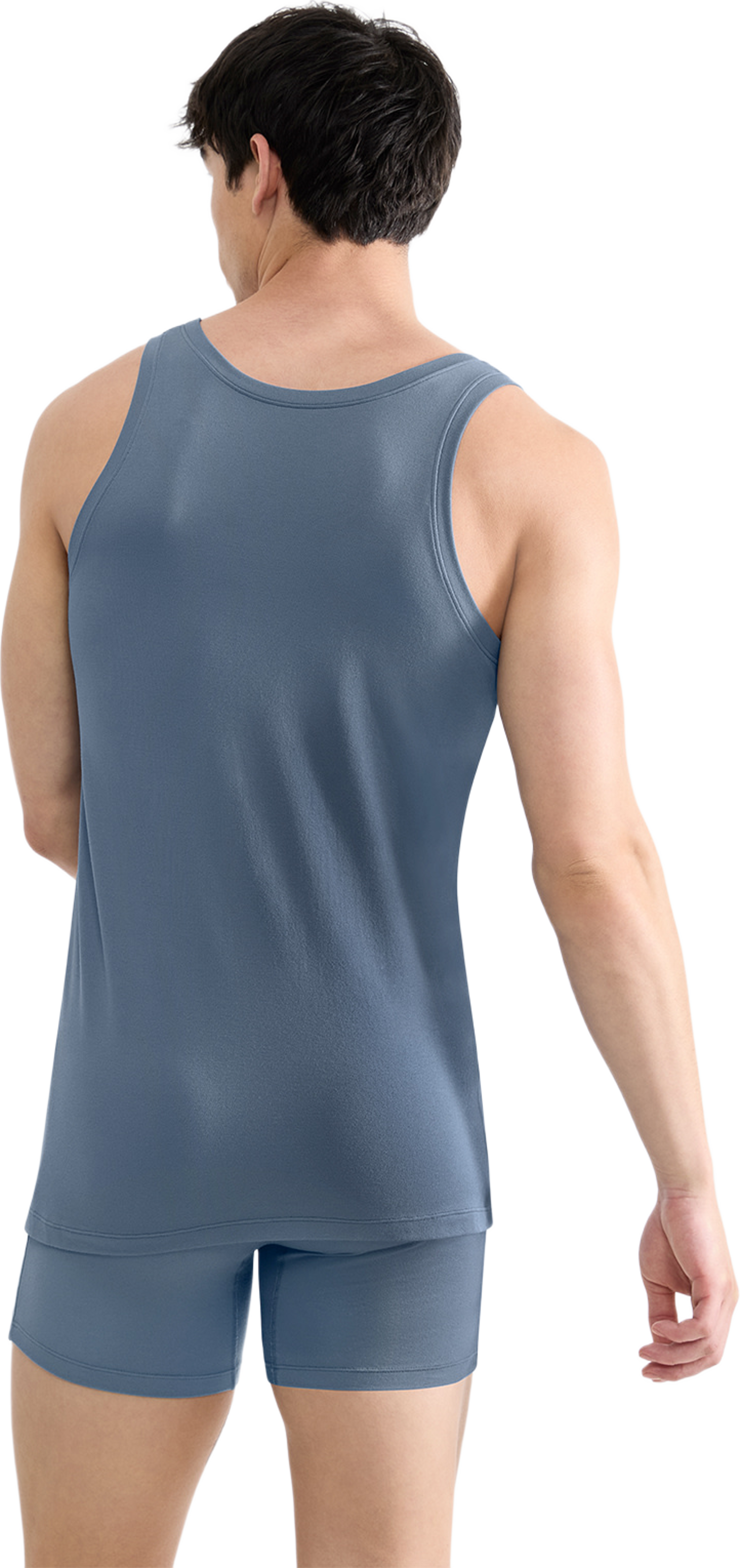 SLG Base Soft Tank top, från Sloggi, i färgen Cloudy Blue. Klicka för att öppna bilden i stort format
