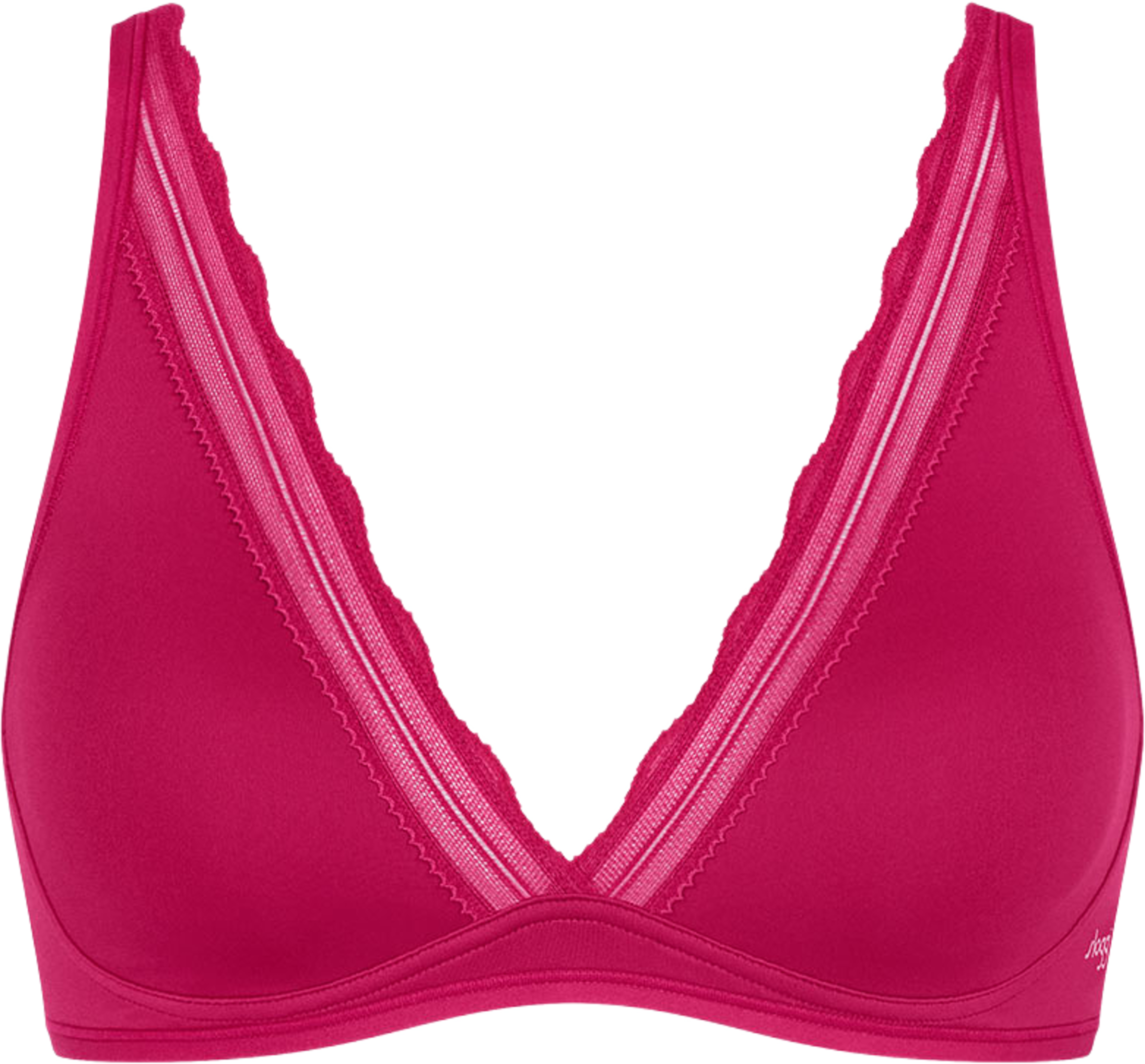 GO Blush Soft Bra, från Sloggi, i färgen Berry. Klicka för att öppna bilden i stort format