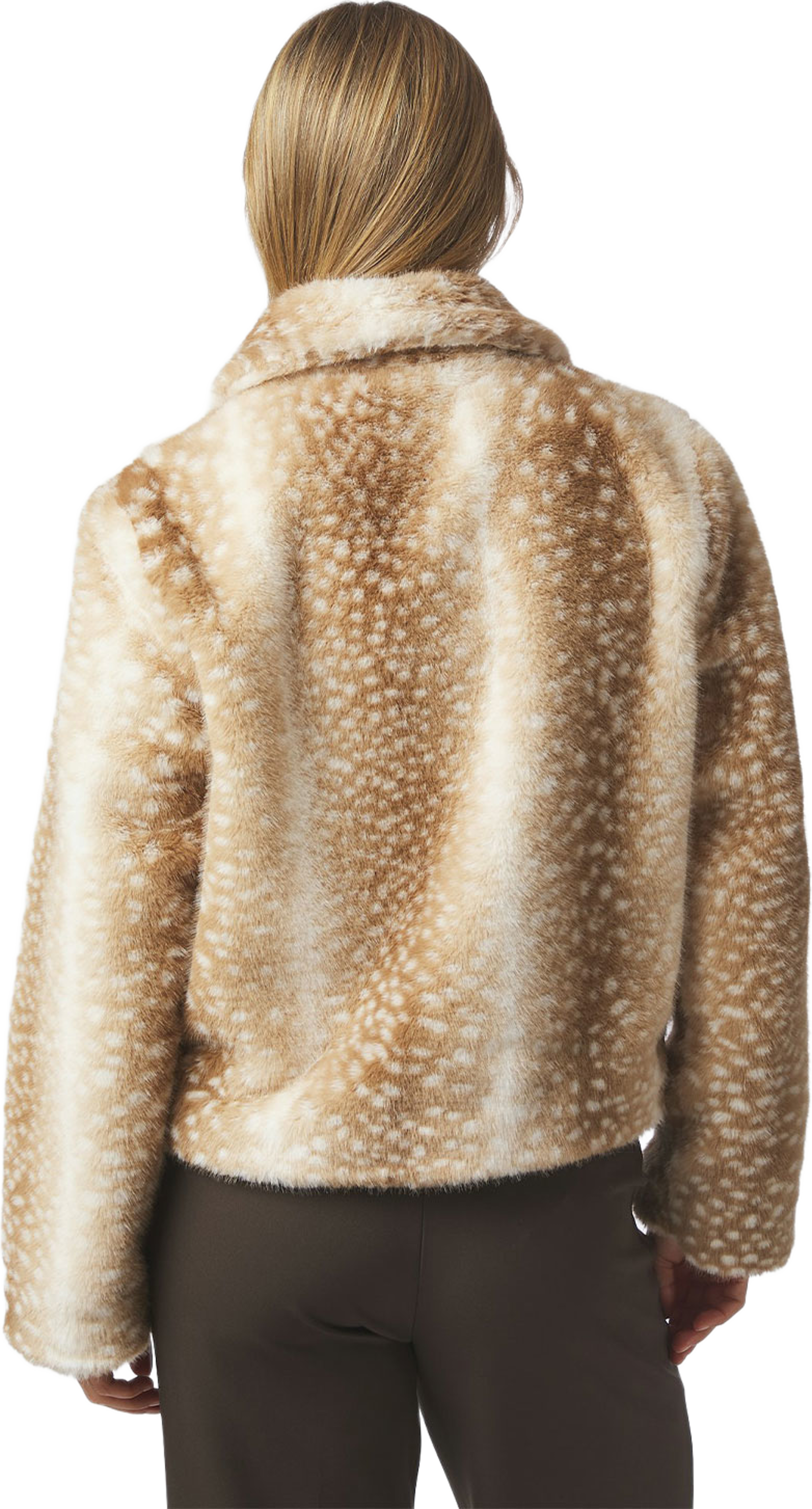 Camina Faux Fur Jacket, från Neo Noir, i färgen Beige. Klicka för att öppna bilden i stort format