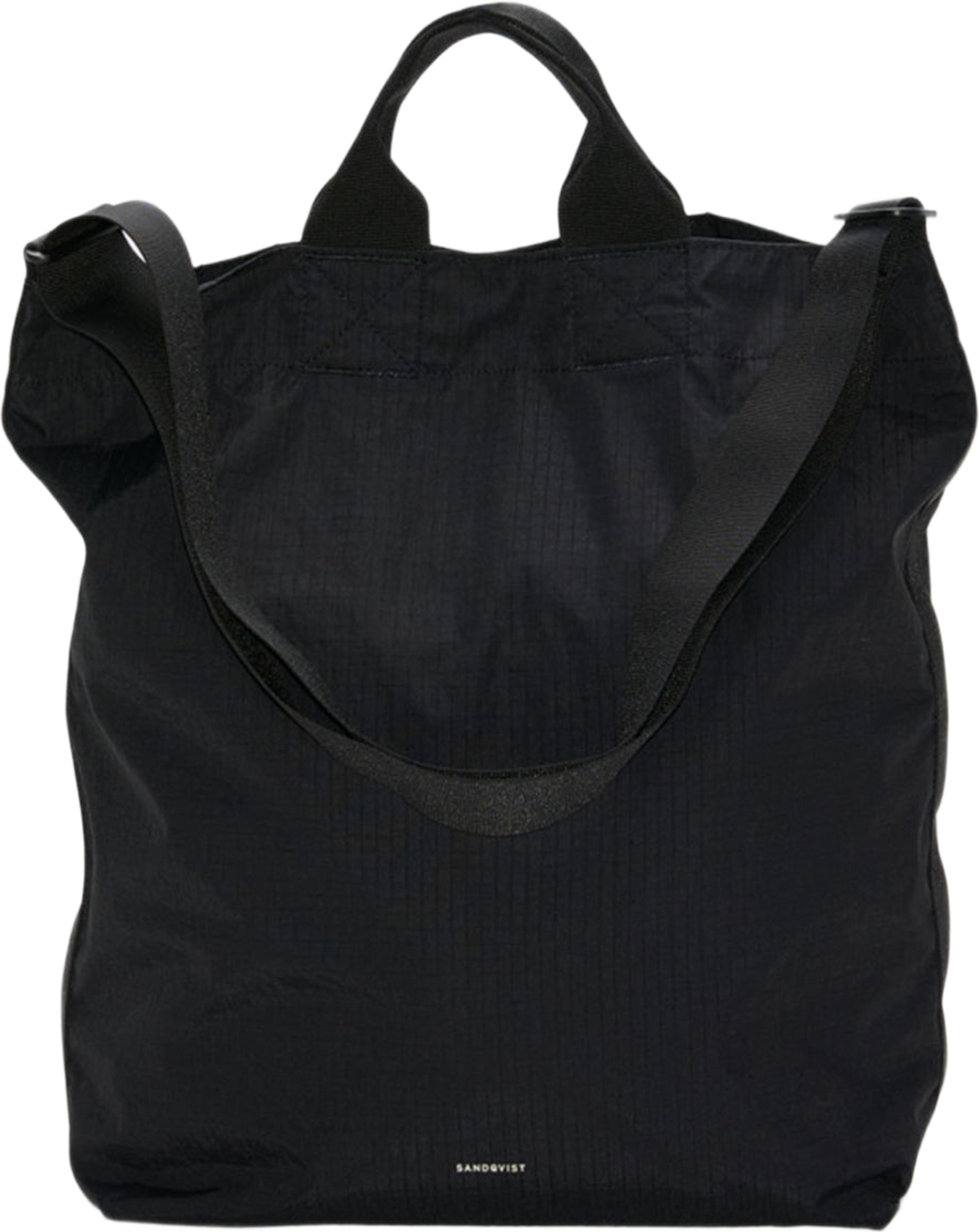 Sandqvist Tote Bag GRID, från Sandqvist, i färgen Black. Klicka för att öppna bilden i stort format