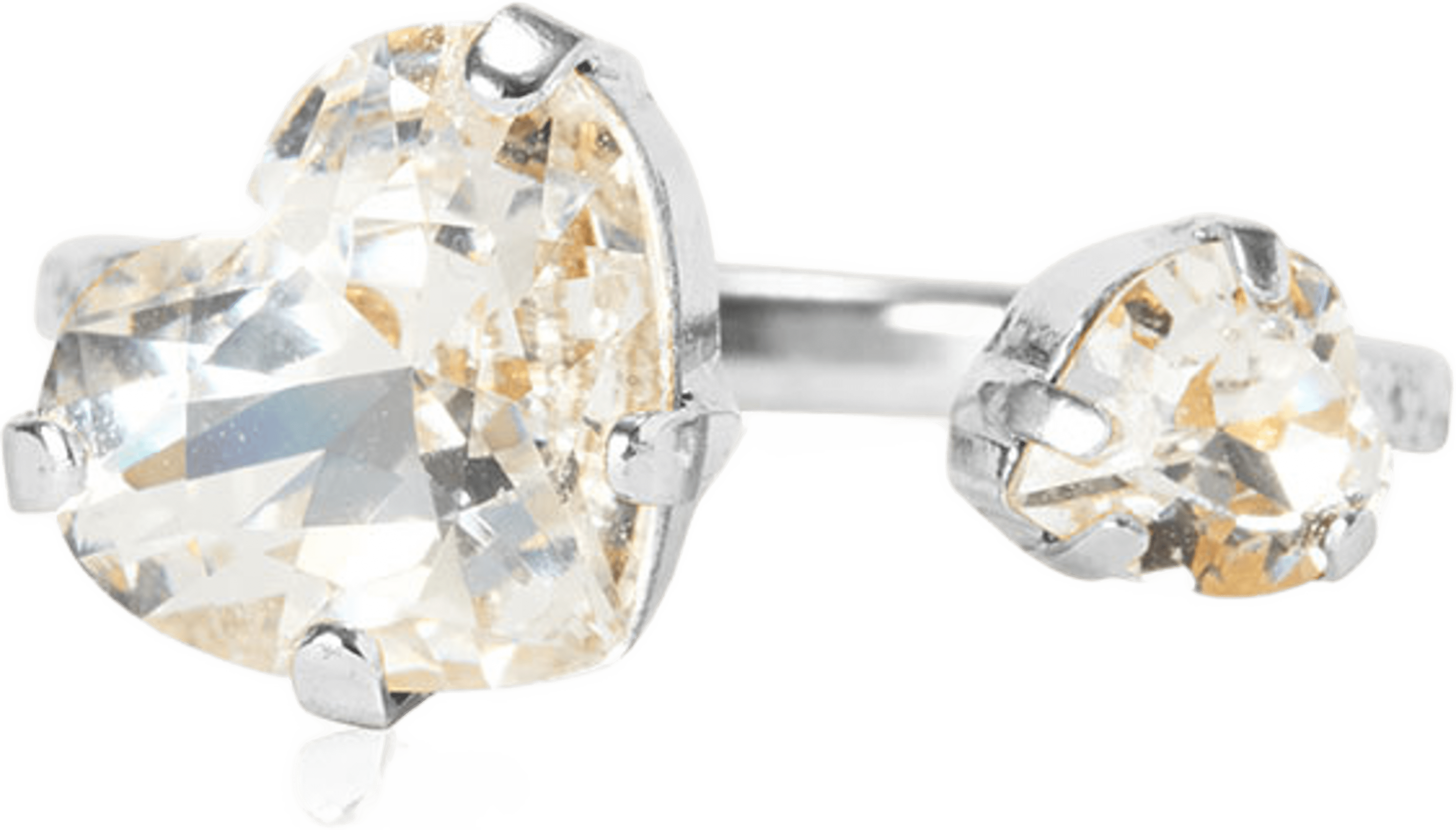 Amour Ring, från Caroline Svedbom, i färgen Crystal - Rhodium. Klicka för att öppna bilden i stort format