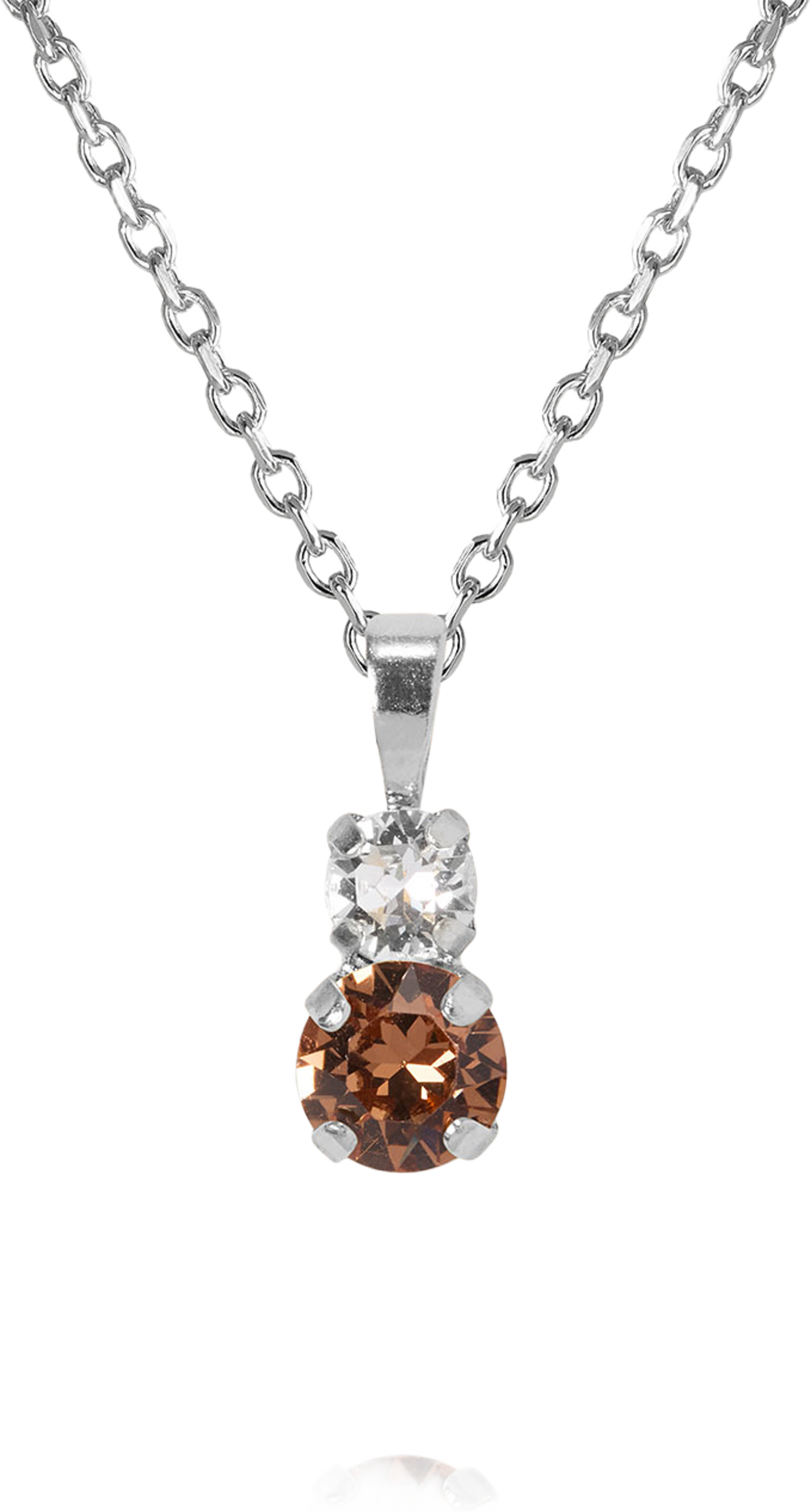 Leah Necklace, från Caroline Svedbom, i färgen Rhodium. Klicka för att öppna bilden i stort format