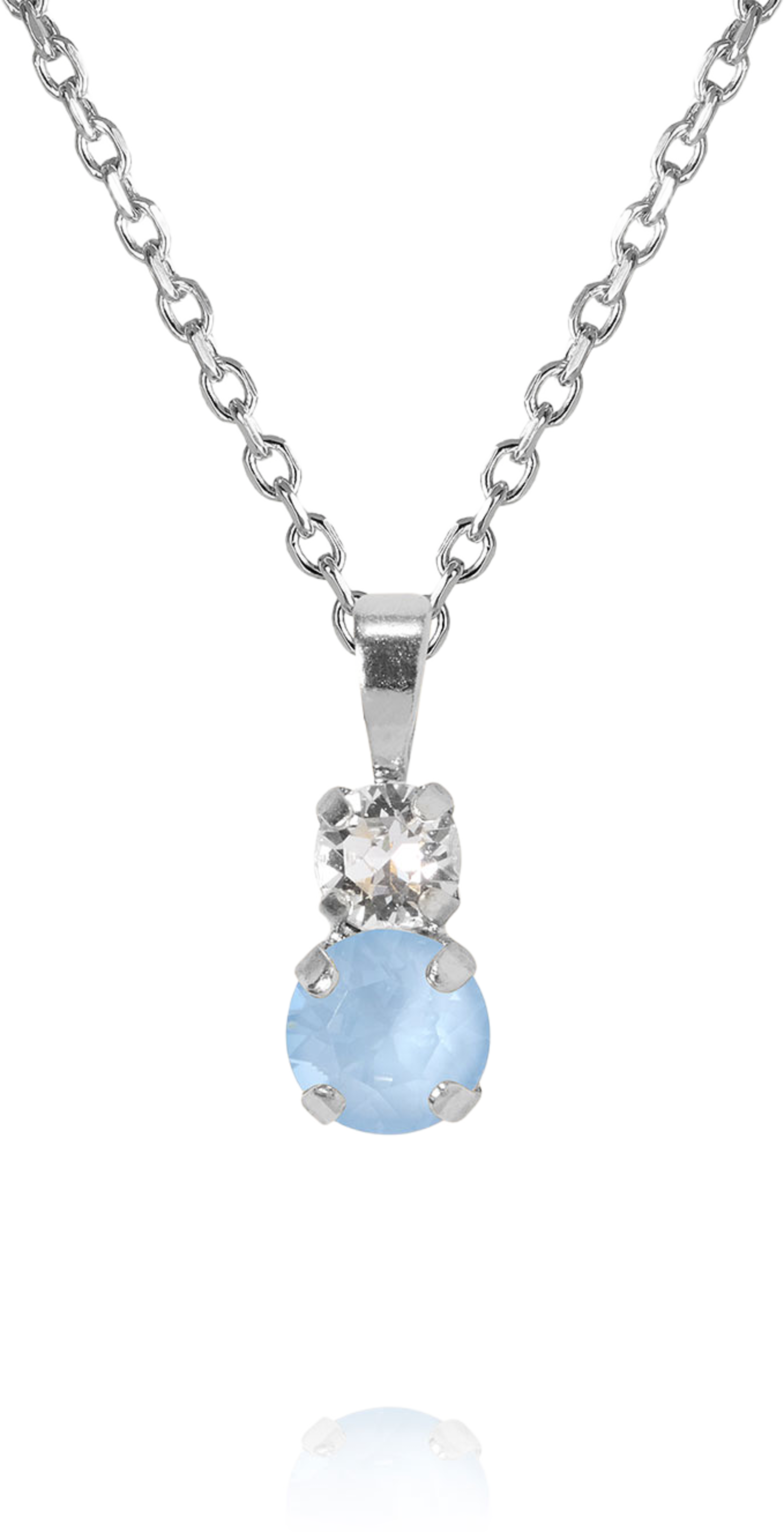 Leah Necklace, från Caroline Svedbom, i färgen Rhodium. Klicka för att öppna bilden i stort format