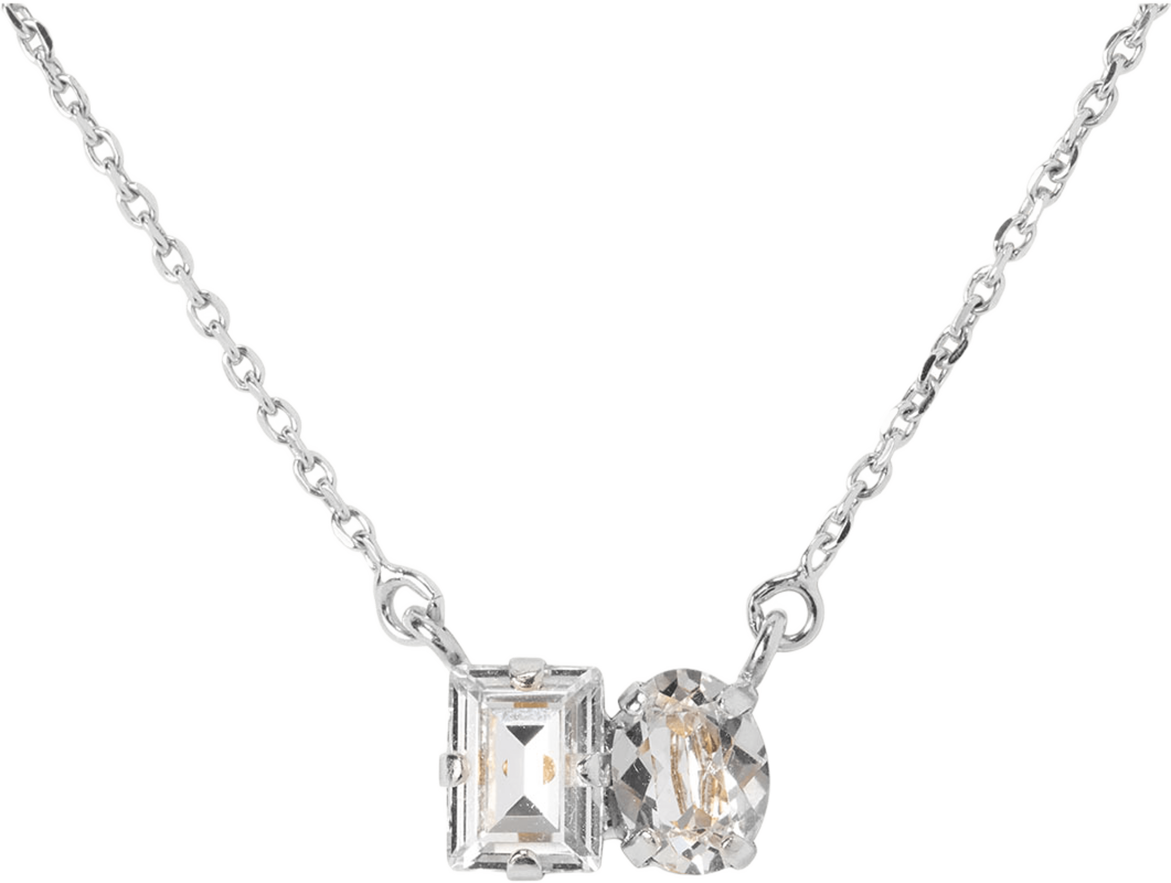 Cleo Necklace, från Caroline Svedbom, i färgen Rhodium. Klicka för att öppna bilden i stort format