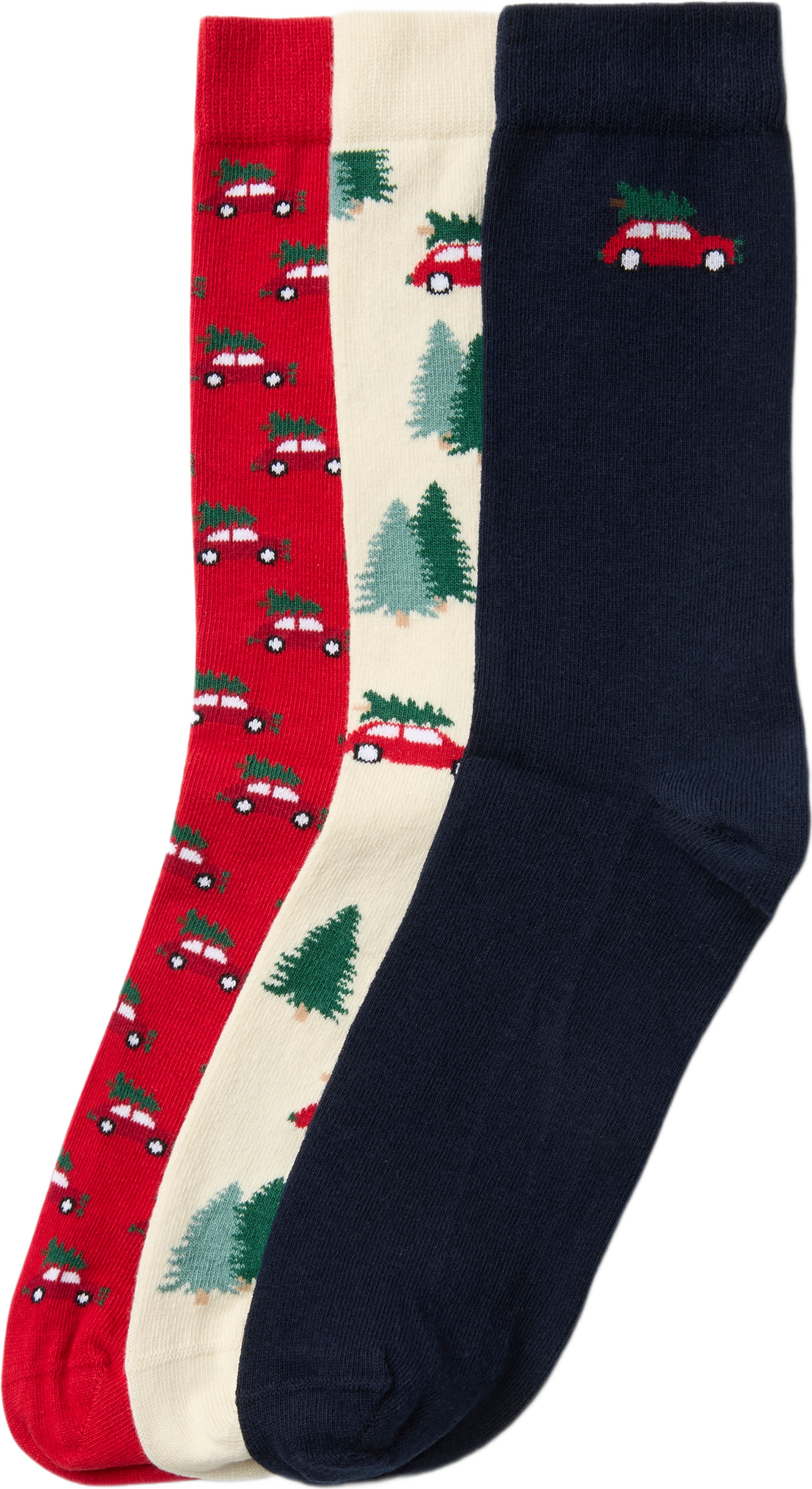 Julstrumpor, 3-pack, från Å MAN, i färgen Black. Klicka för att öppna bilden i stort format