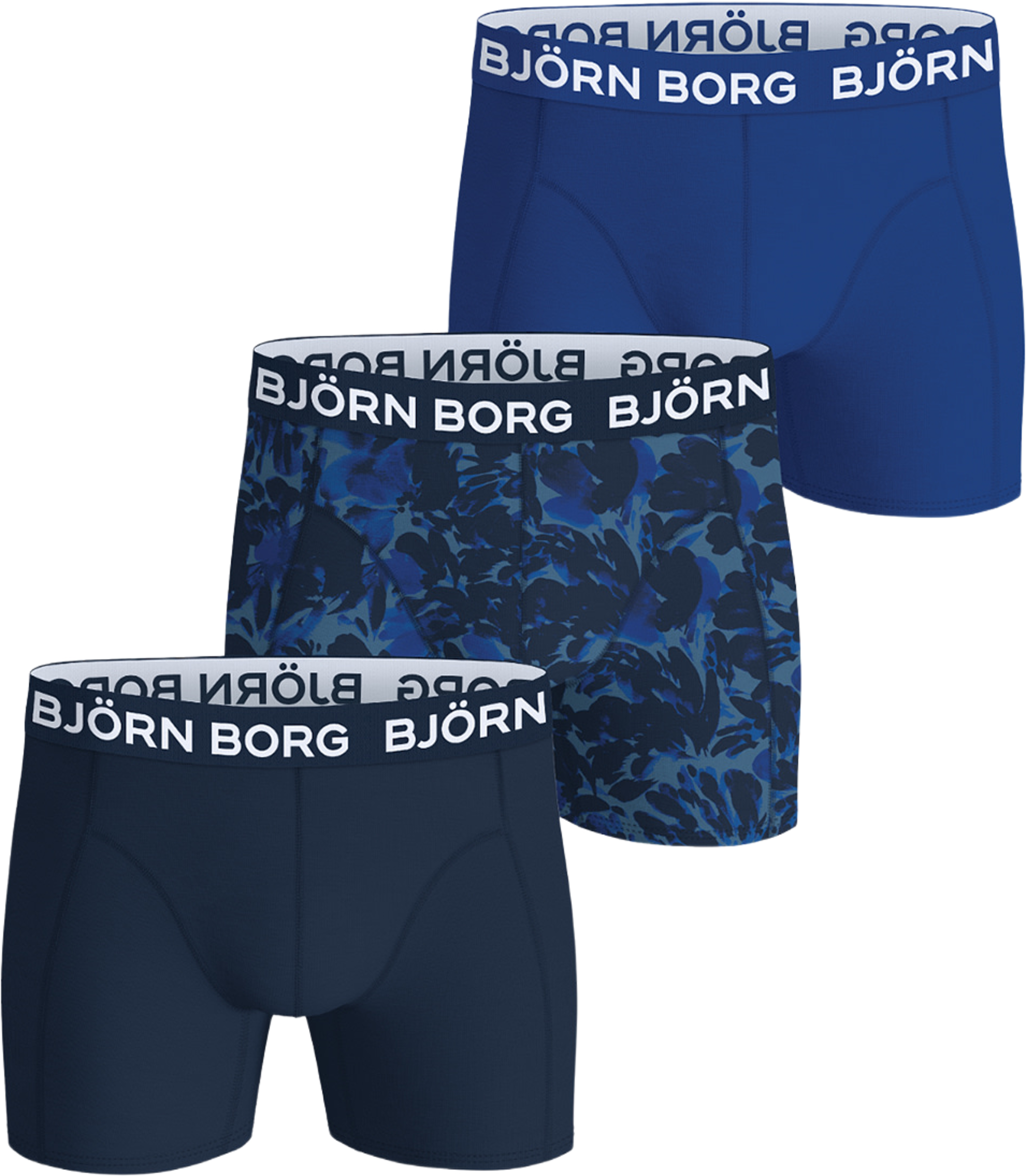 Cotton Stretch Boxer 3-pack, från Björn Borg, i färgen Multipack 2. Klicka för att öppna bilden i stort format