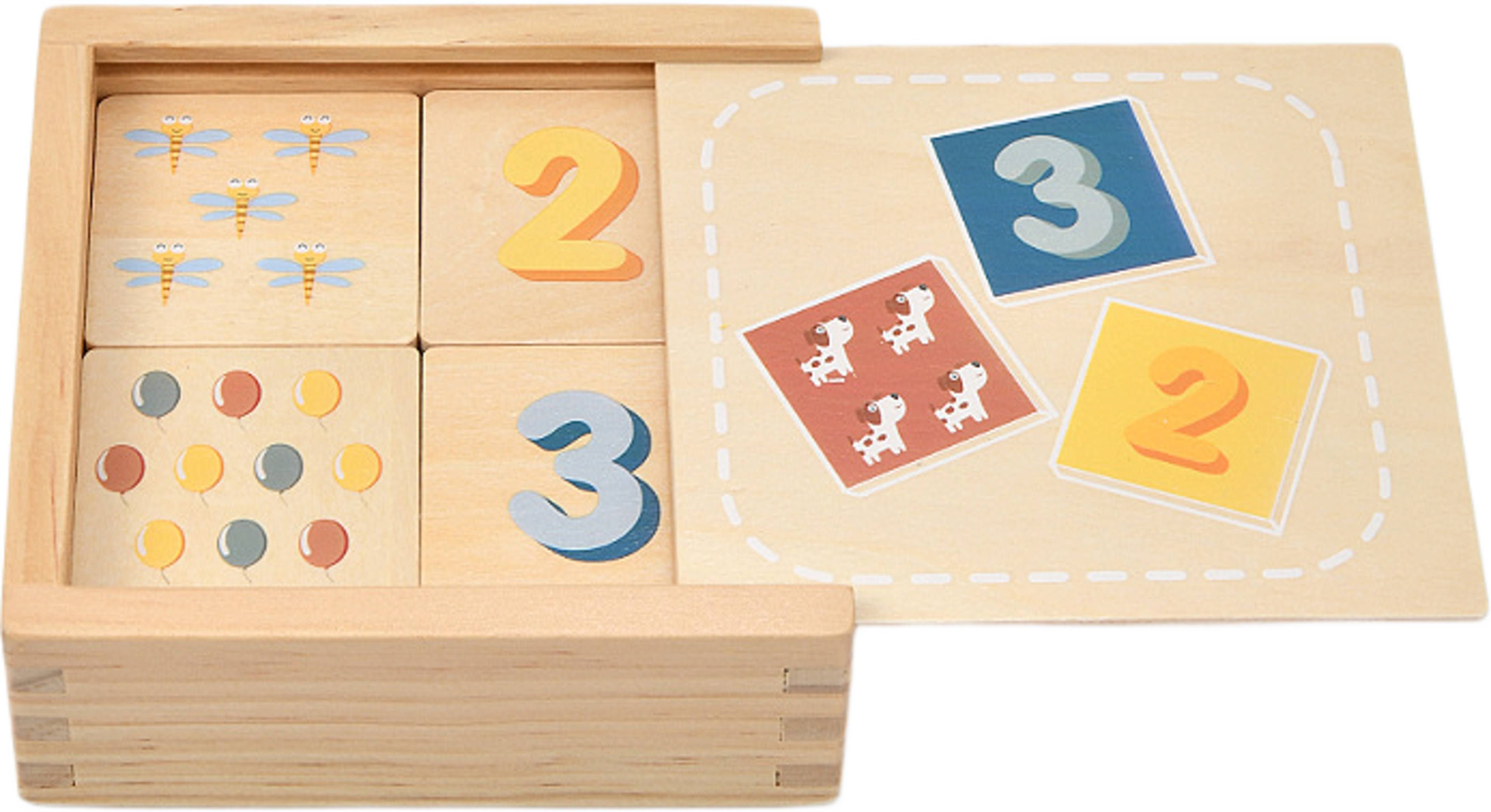 Spel memory NILS, från Koja, i färgen Multicolor. Klicka för att öppna bilden i stort format