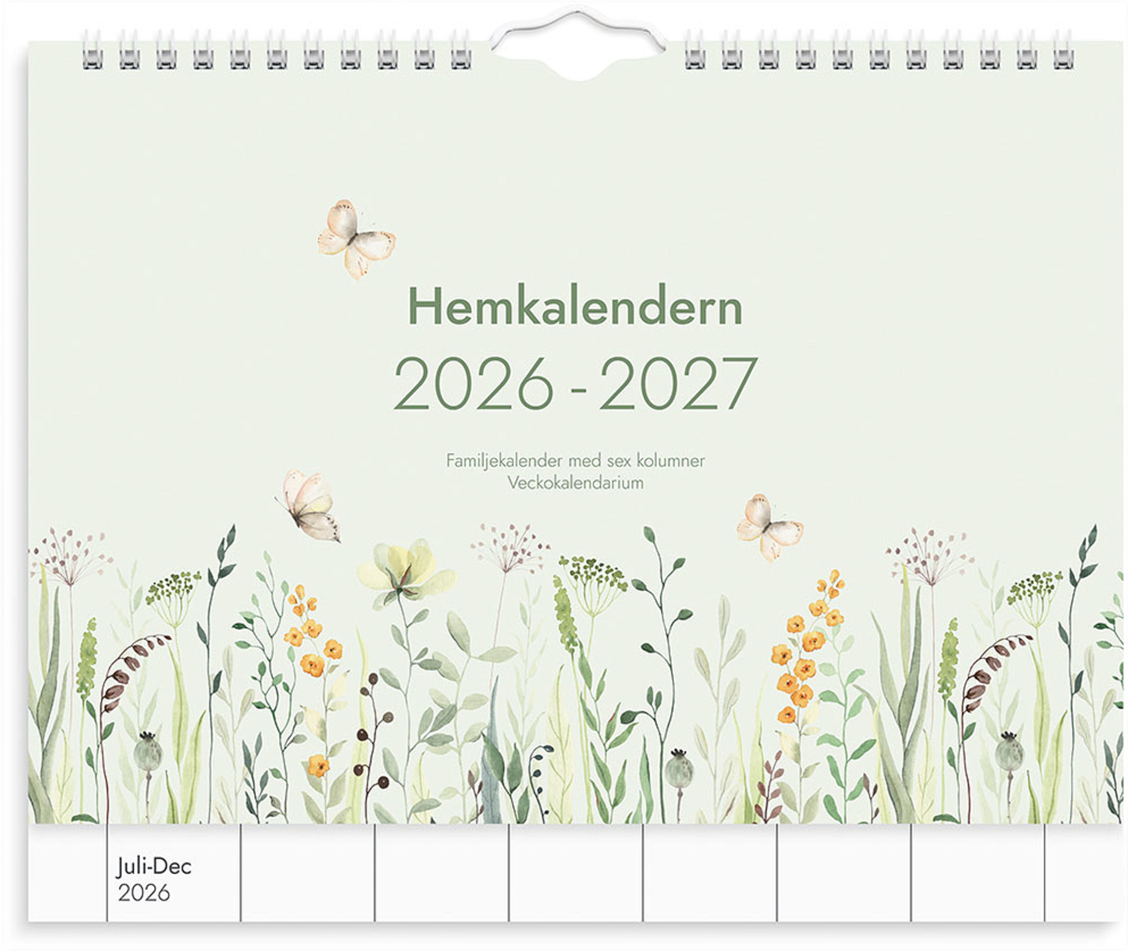 Hemkalendern 26/27, från Burde, i färgen Flerfärgad. Klicka för att öppna bilden i stort format