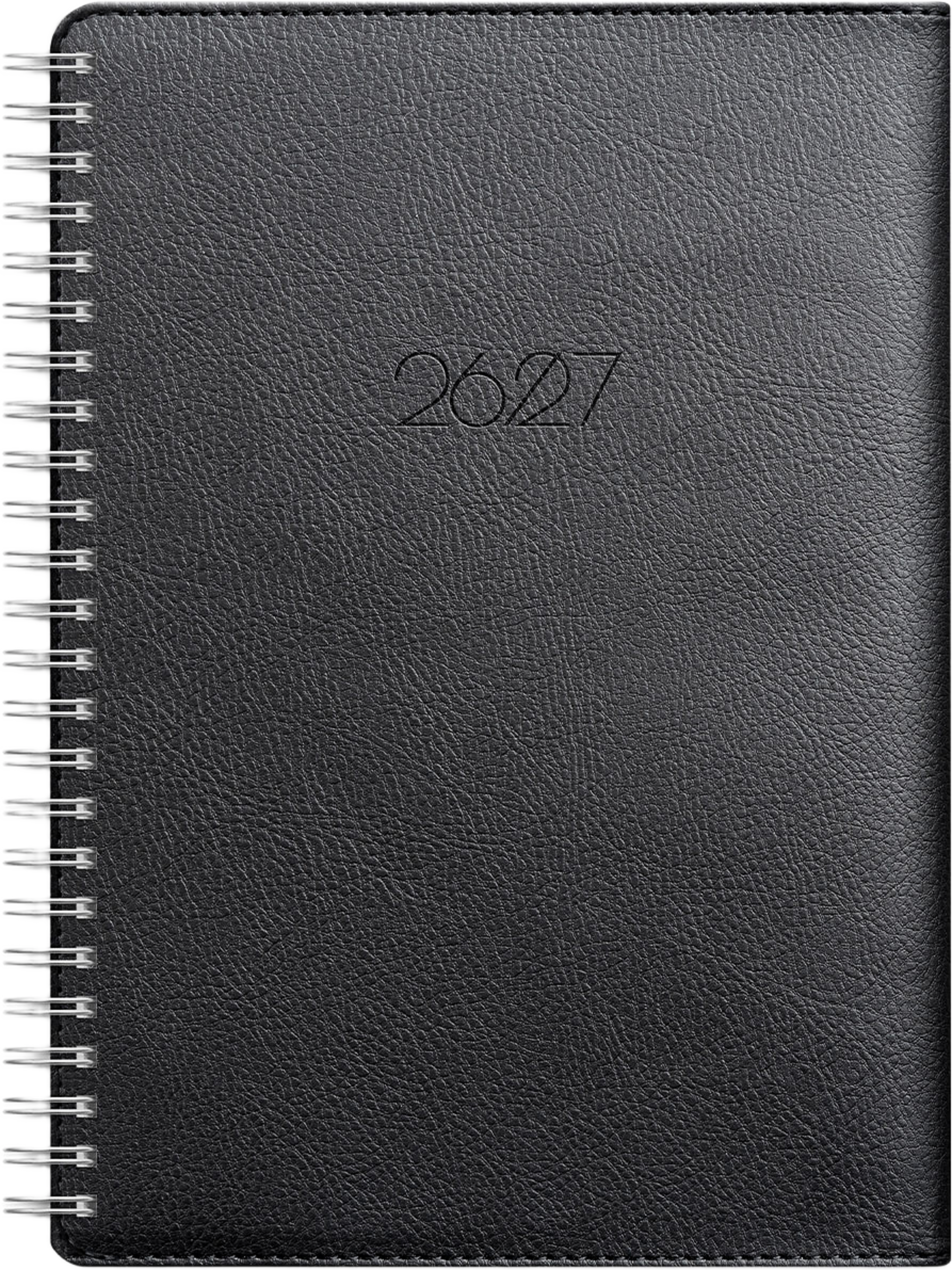 Kalender 26/27 Study A5 Twist svart, från Burde, i färgen Svart. Klicka för att öppna bilden i stort format