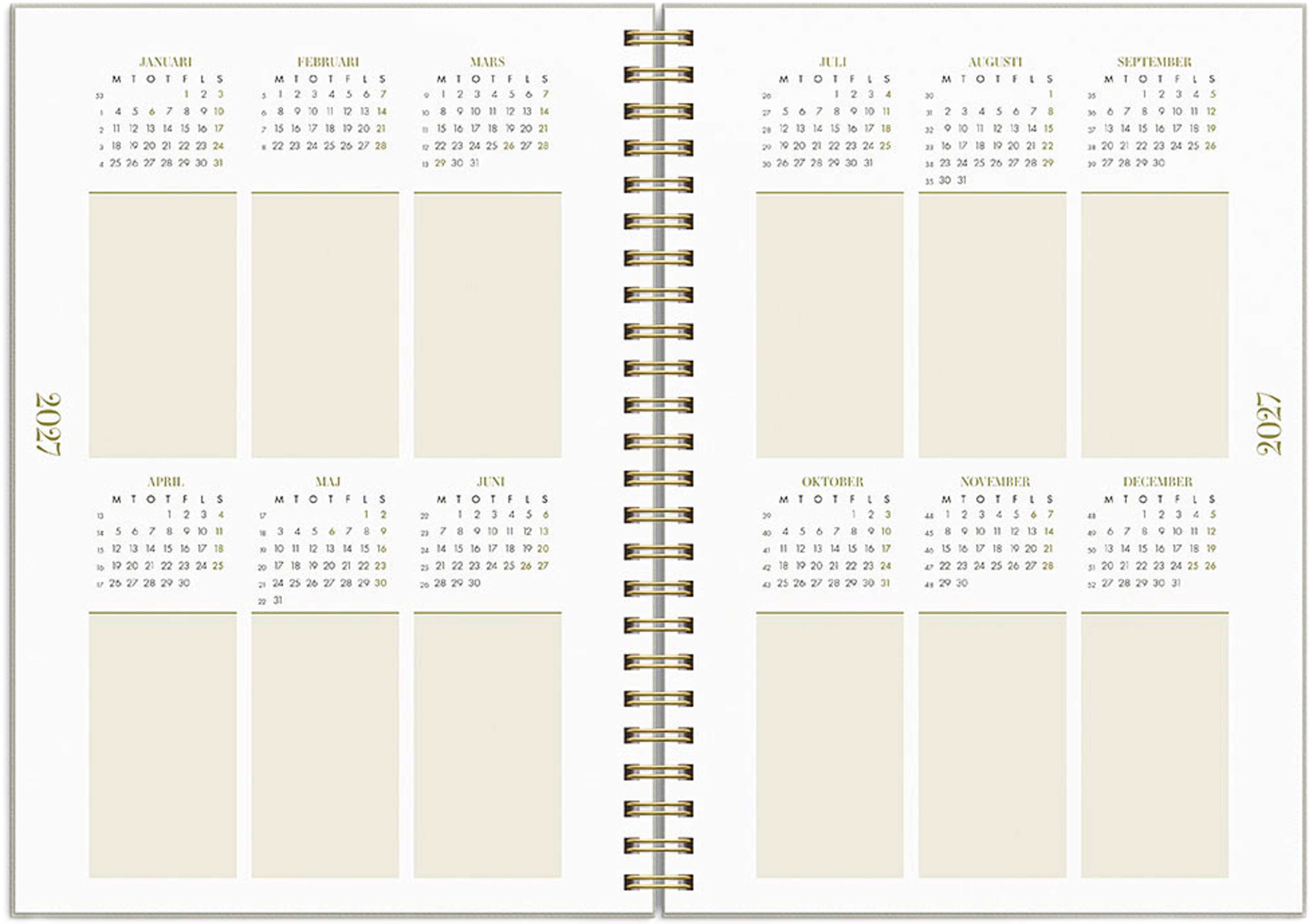Life Planner Essentials A5 26/27, från Burde, i färgen Flerfärgad. Klicka för att öppna bilden i stort format