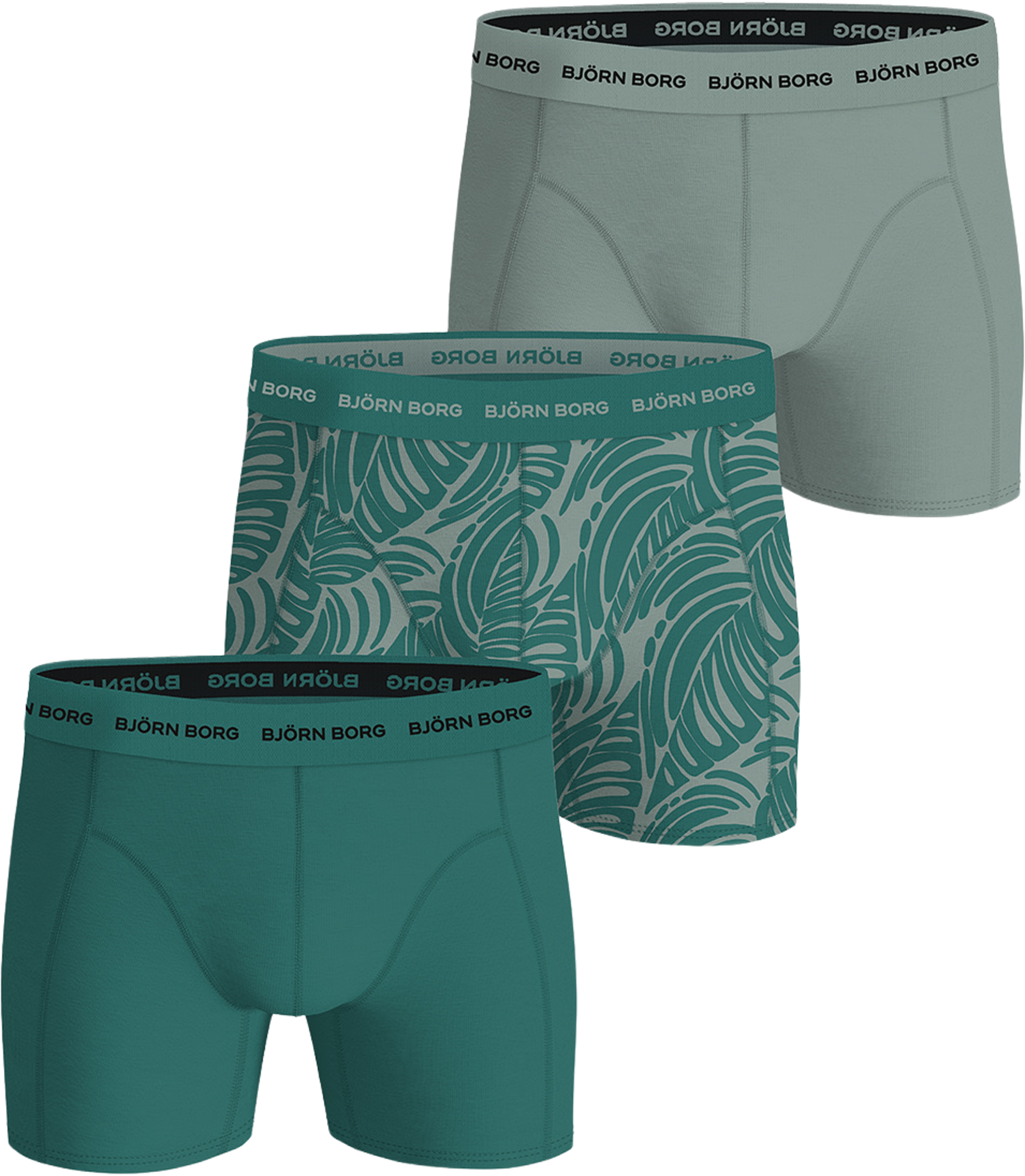 Cotton Stretch Boxer 3-Pack, från Björn Borg, i färgen Multipack 3. Klicka för att öppna bilden i stort format