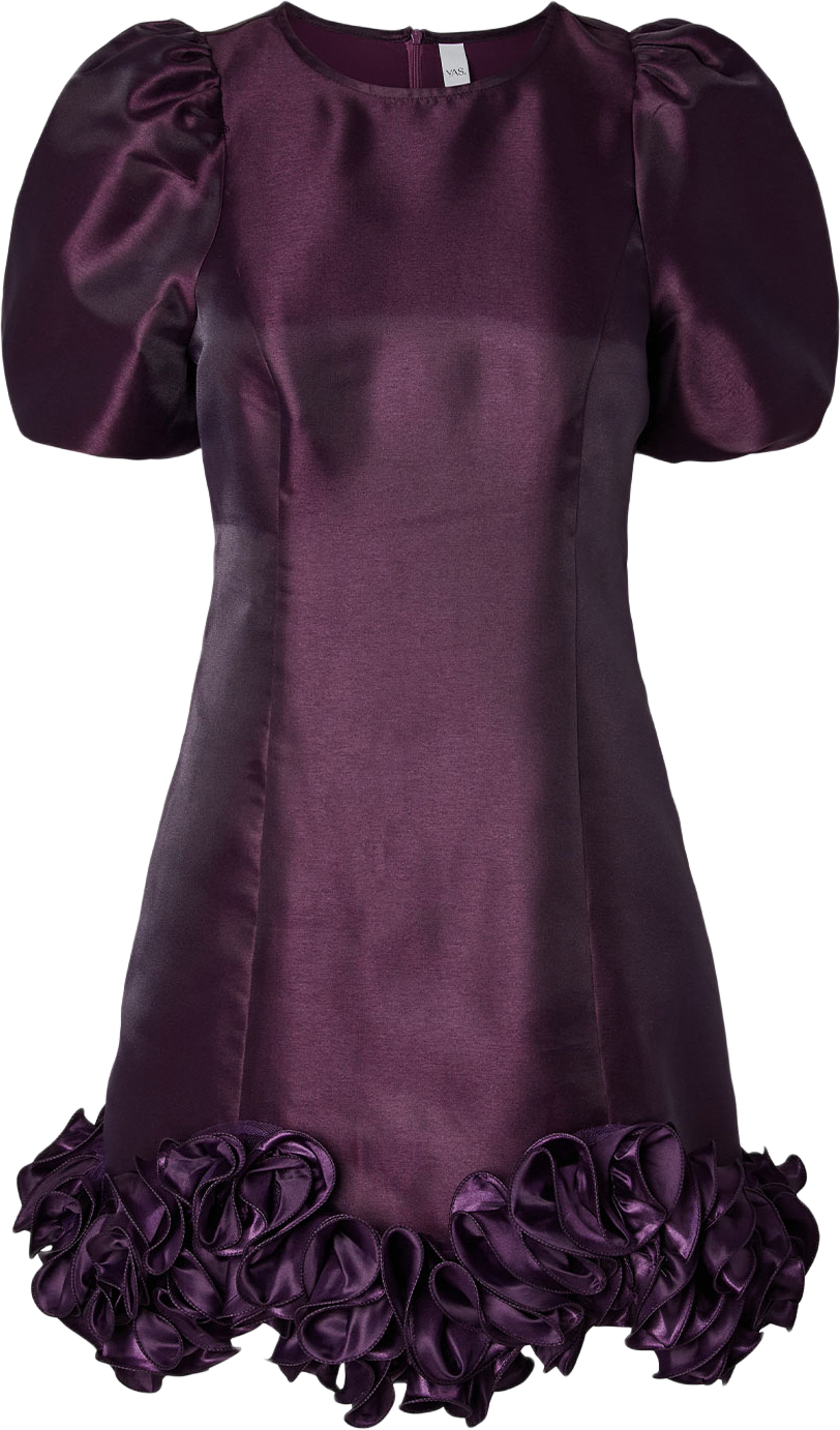 Yaselina Wave Dress, från YAS, i färgen Shadow Purple. Klicka för att öppna bilden i stort format