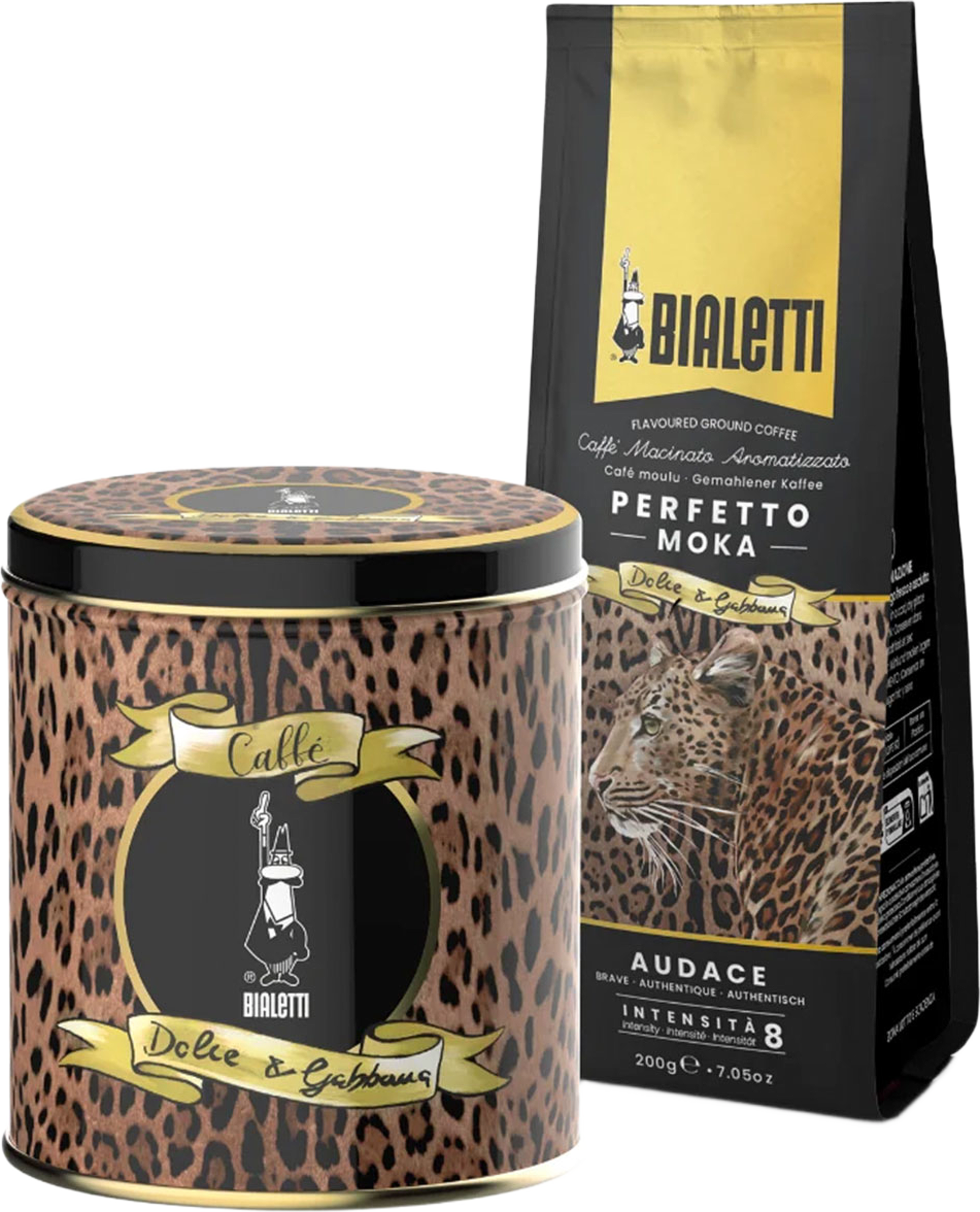 Bialetti Dolce & Gabbana Coffee Tin, från Bialetti, i färgen Black/Brown. Klicka för att öppna bilden i stort format