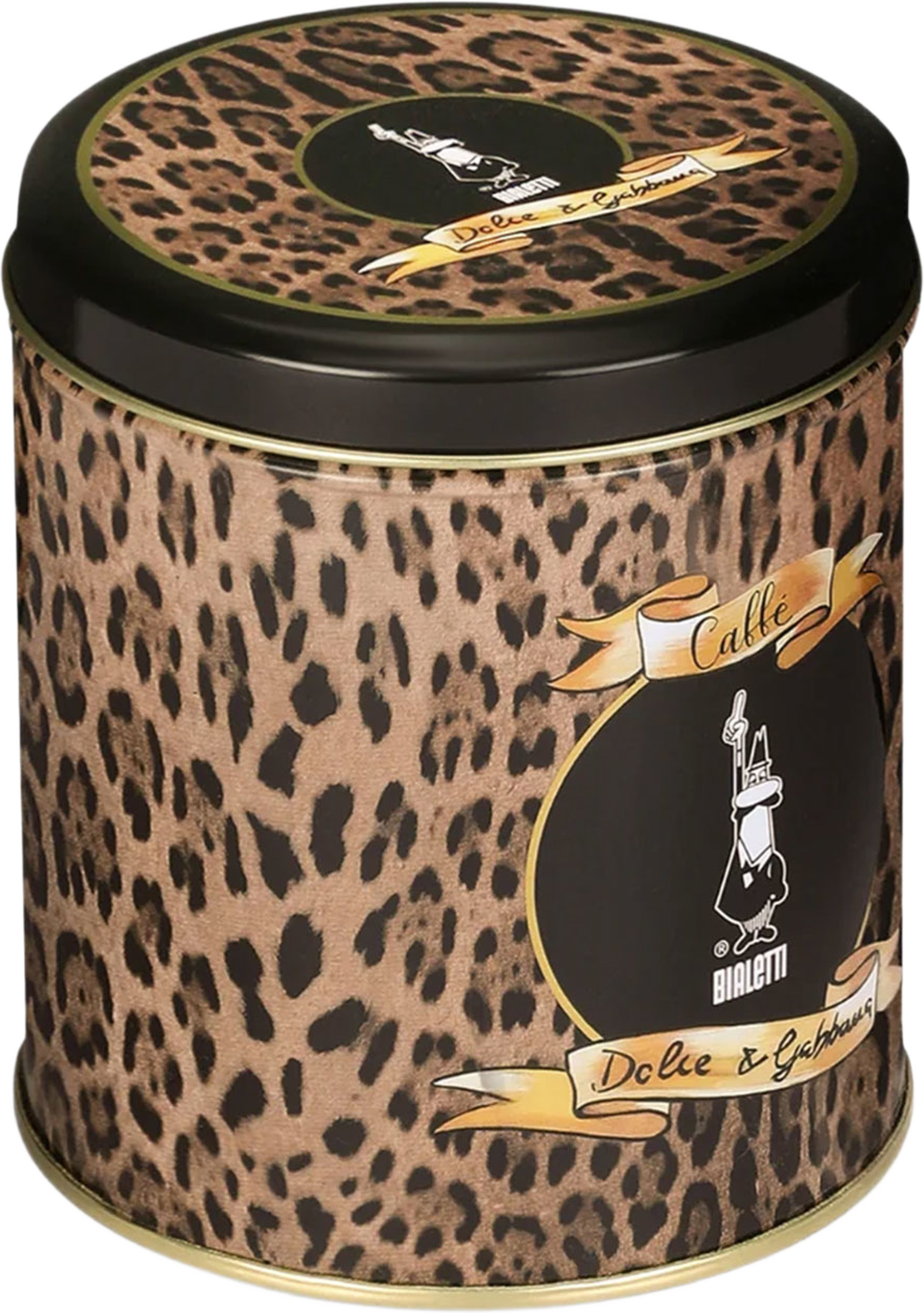 Bialetti Dolce & Gabbana Coffee Tin, från Bialetti, i färgen Black/Brown. Klicka för att öppna bilden i stort format