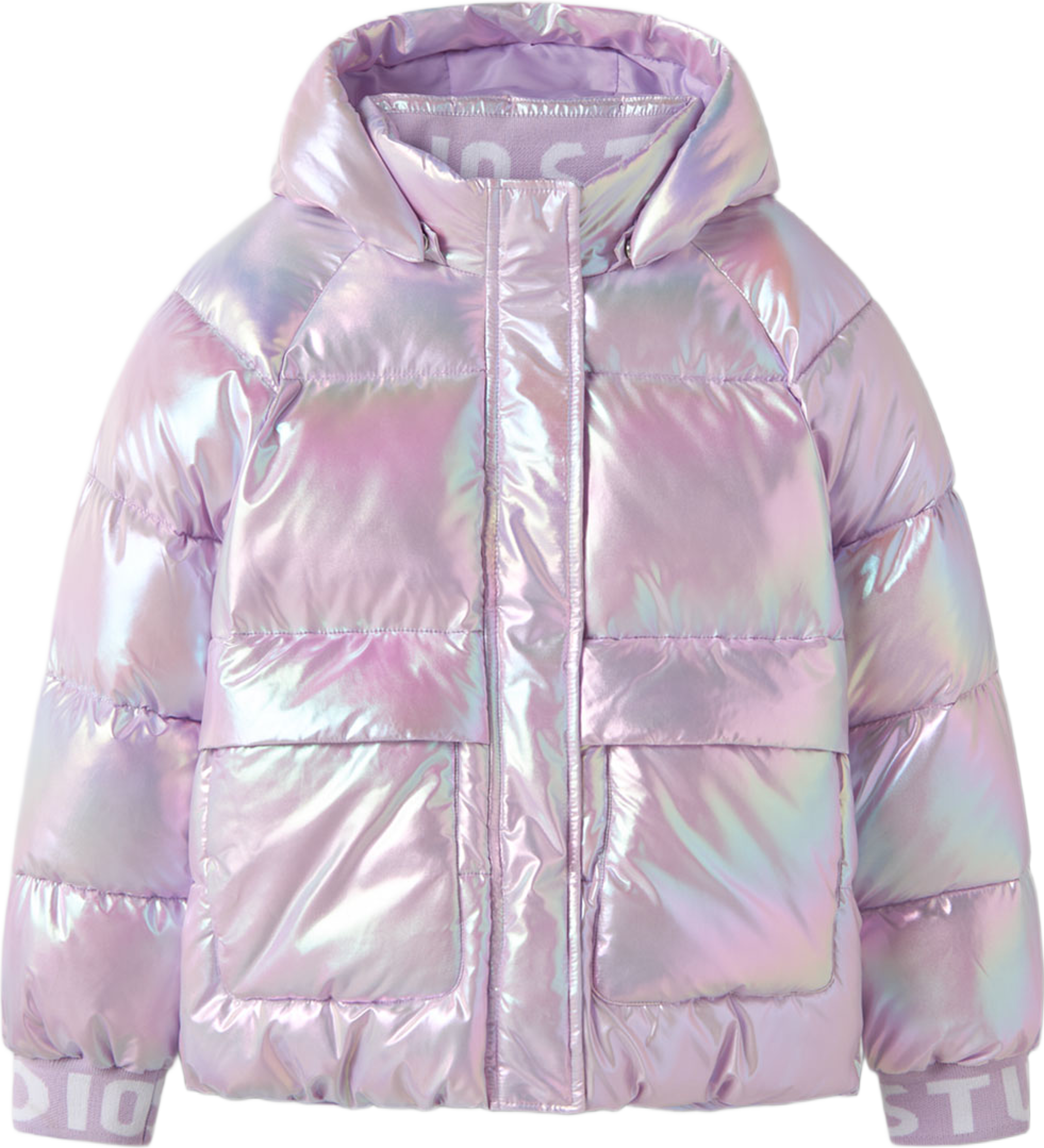 Malan Puffer Jacket Foil, från Name It, i färgen Phalaenopsis. Klicka för att öppna bilden i stort format