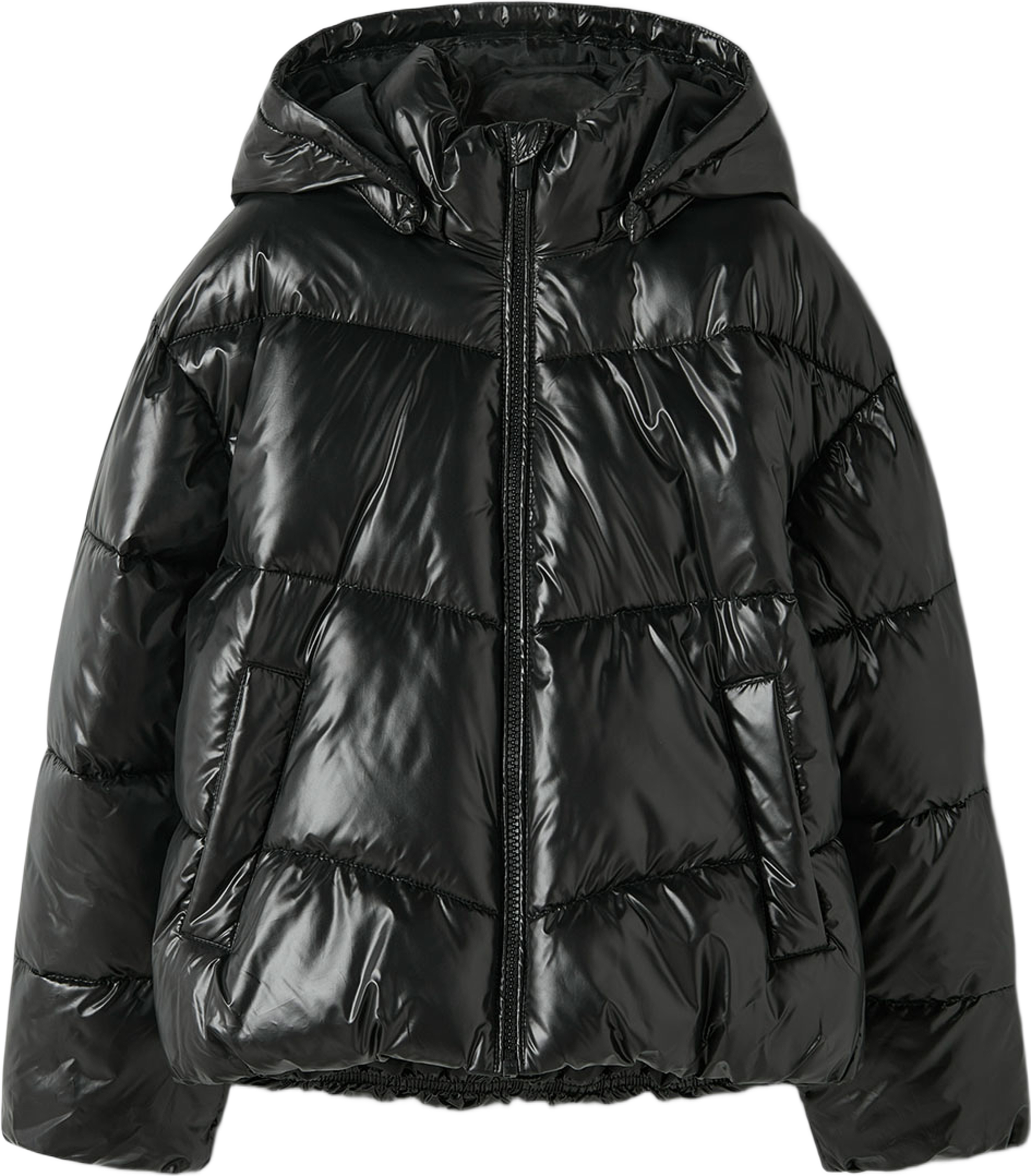 Miki Puffer Jacket, från Name It, i färgen Black. Klicka för att öppna bilden i stort format