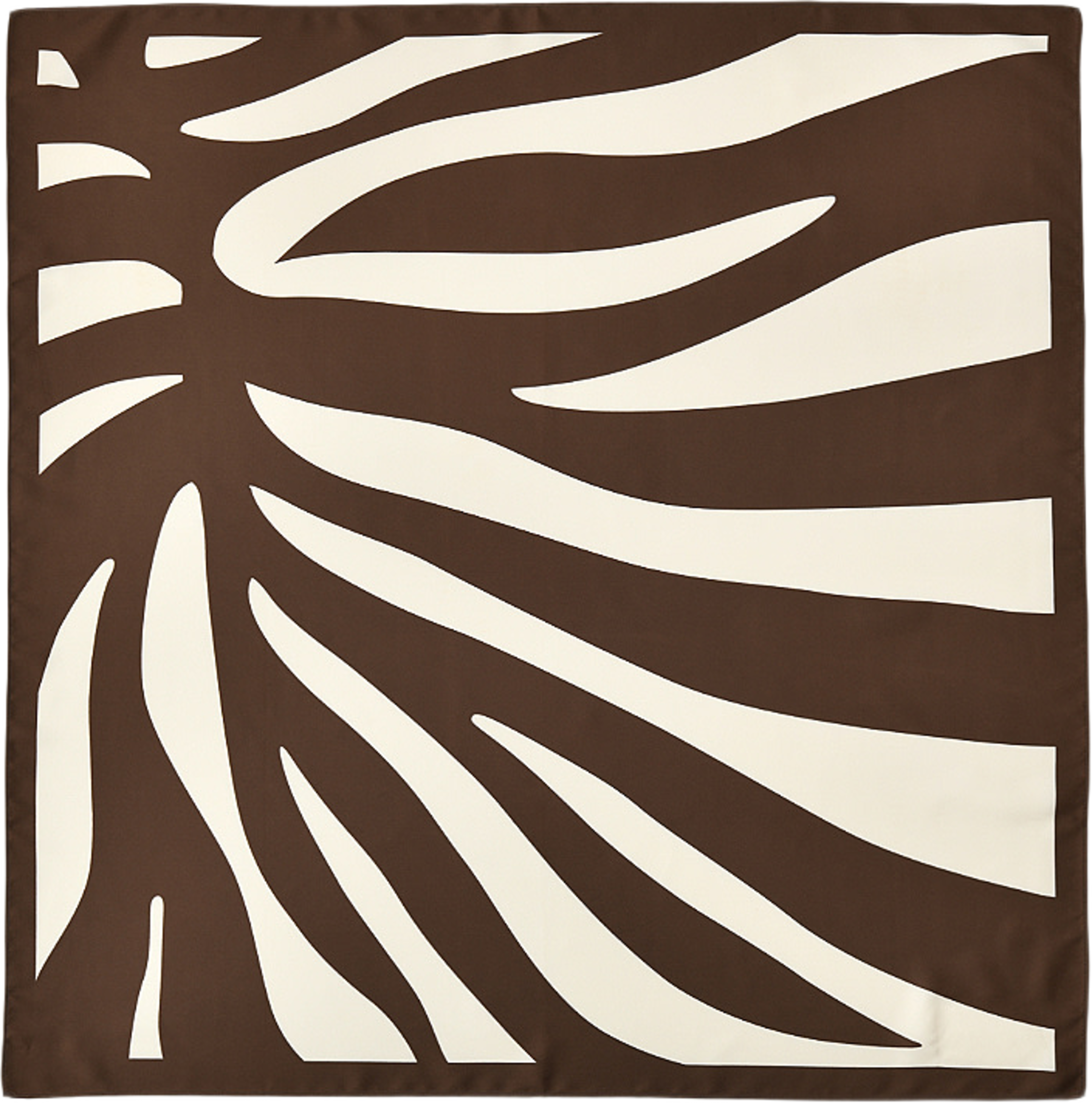 Scarf MONA, från Wera, i färgen Brown Print. Klicka för att öppna bilden i stort format
