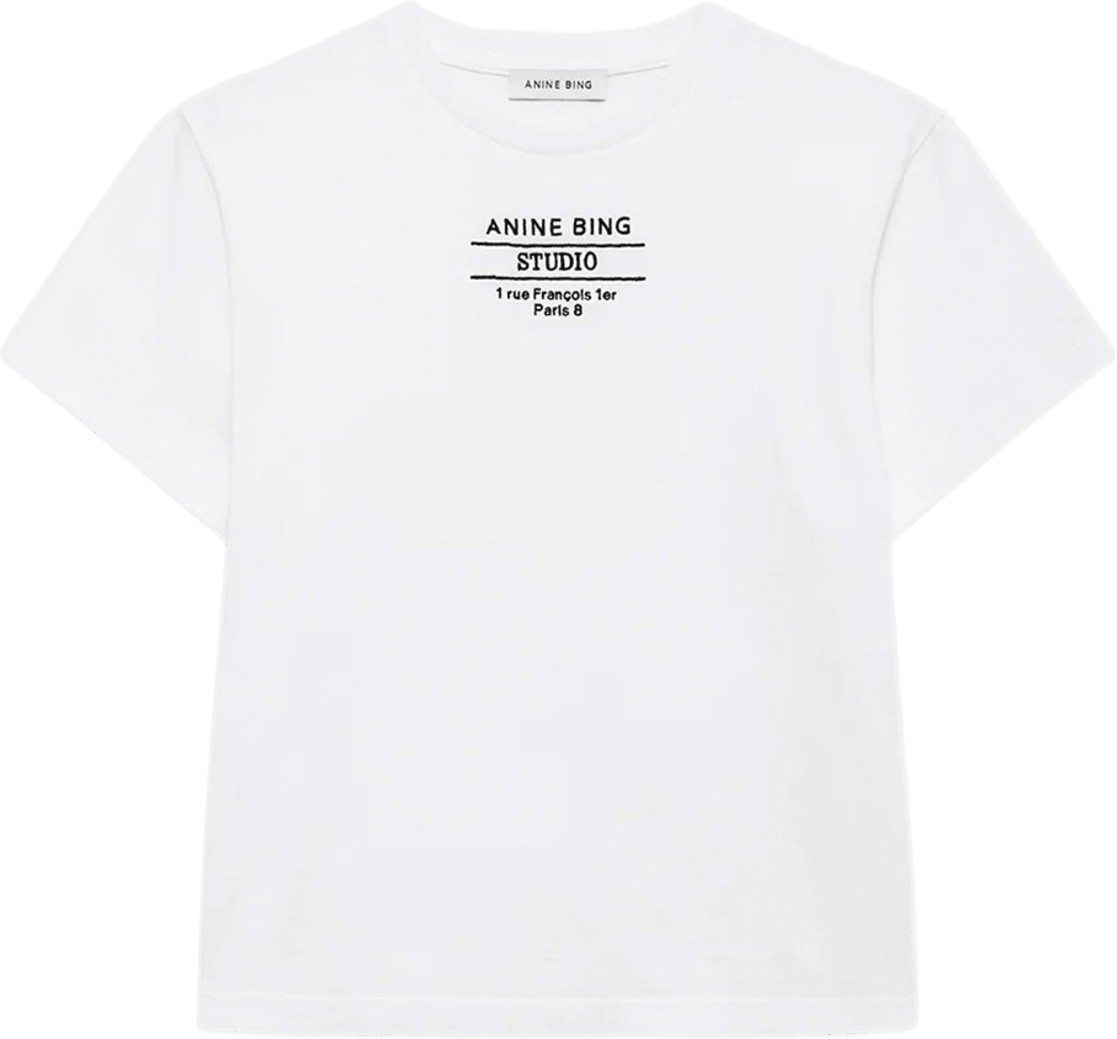 Shelley Tee Studio, från Anine Bing, i färgen White. Klicka för att öppna bilden i stort format