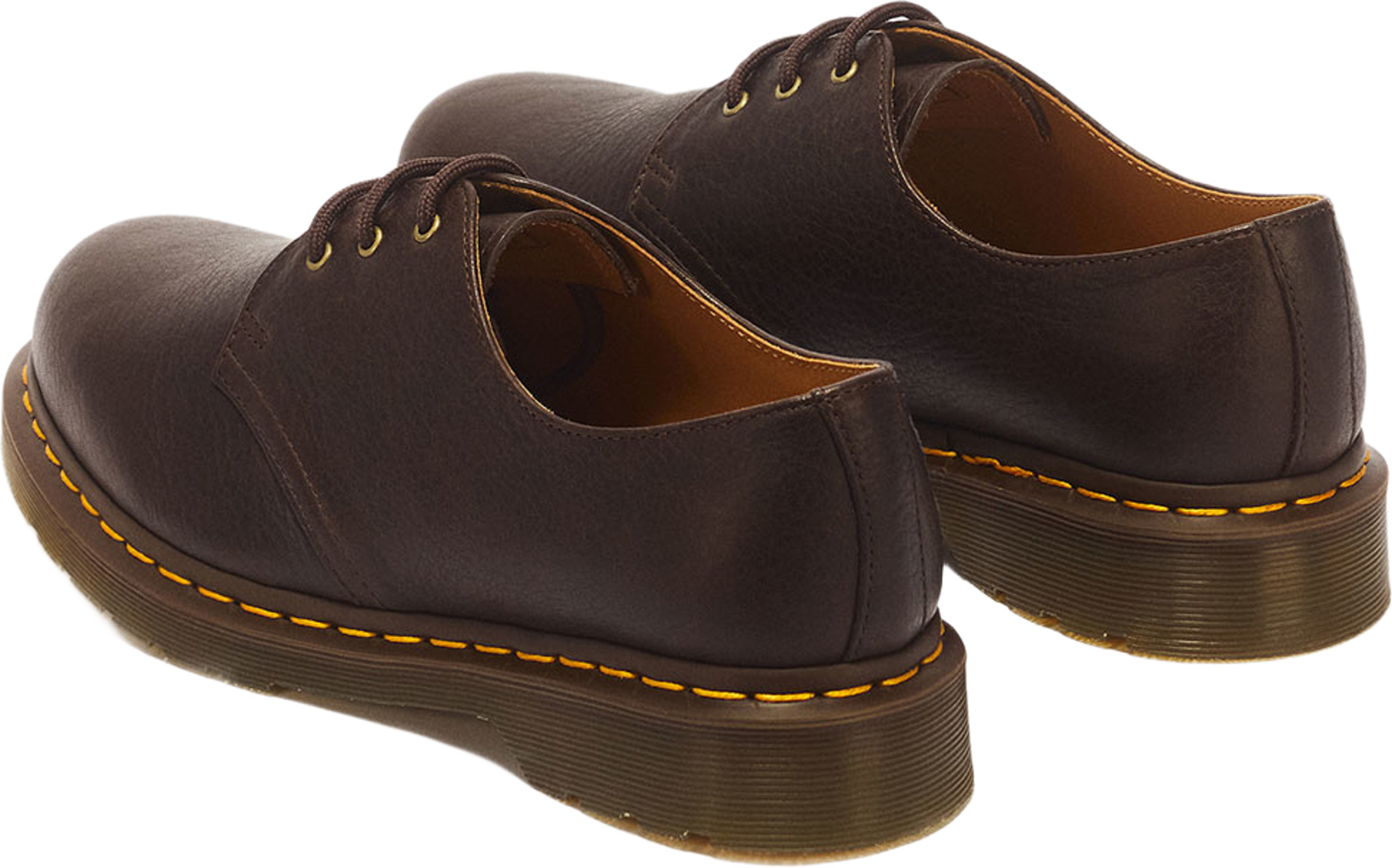 1461 3-hålsskor i Ambassador-läder, från Dr. Martens, i färgen Dark Brown. Klicka för att öppna bilden i stort format
