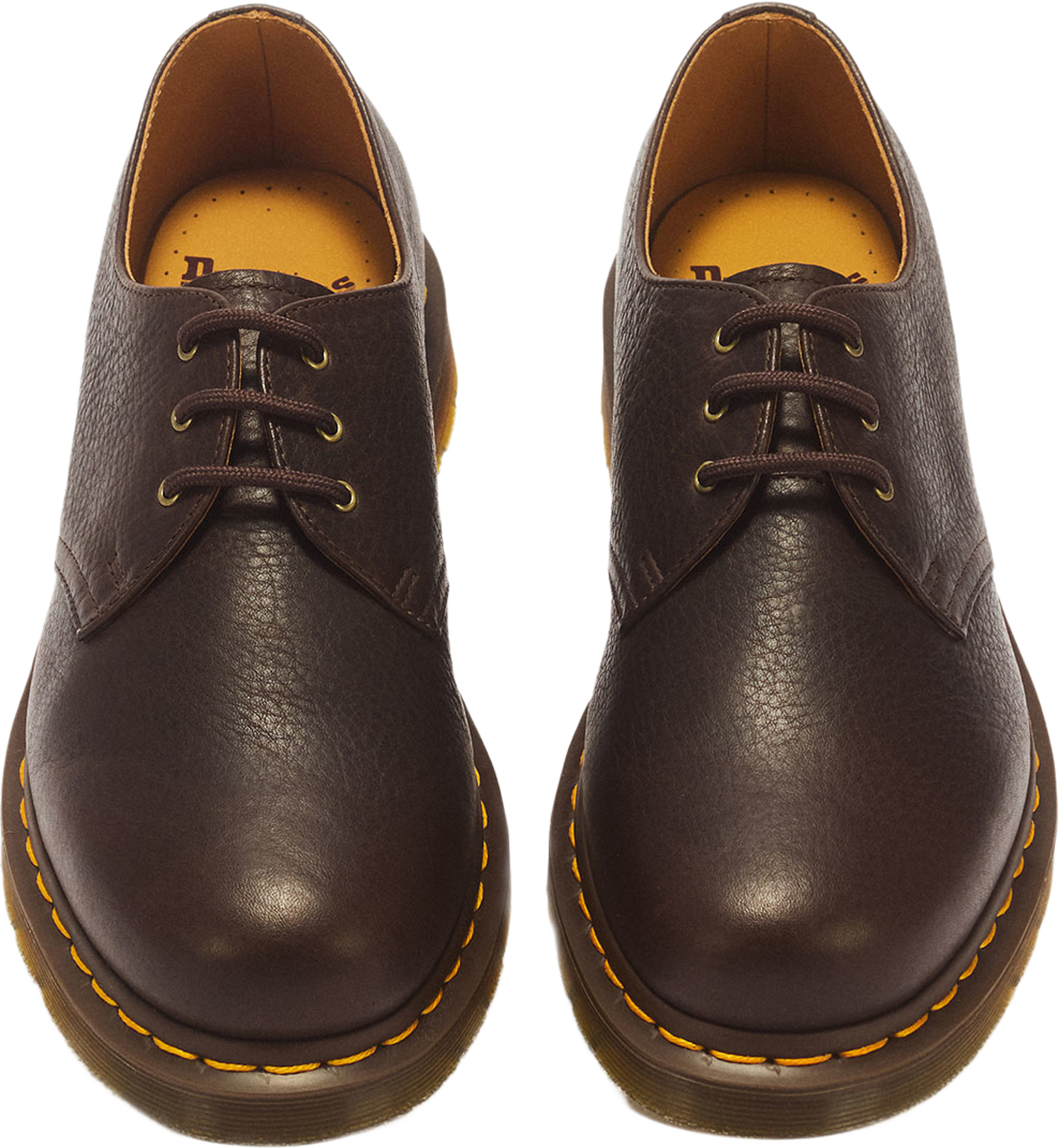1461 3-hålsskor i Ambassador-läder, från Dr. Martens, i färgen Dark Brown. Klicka för att öppna bilden i stort format