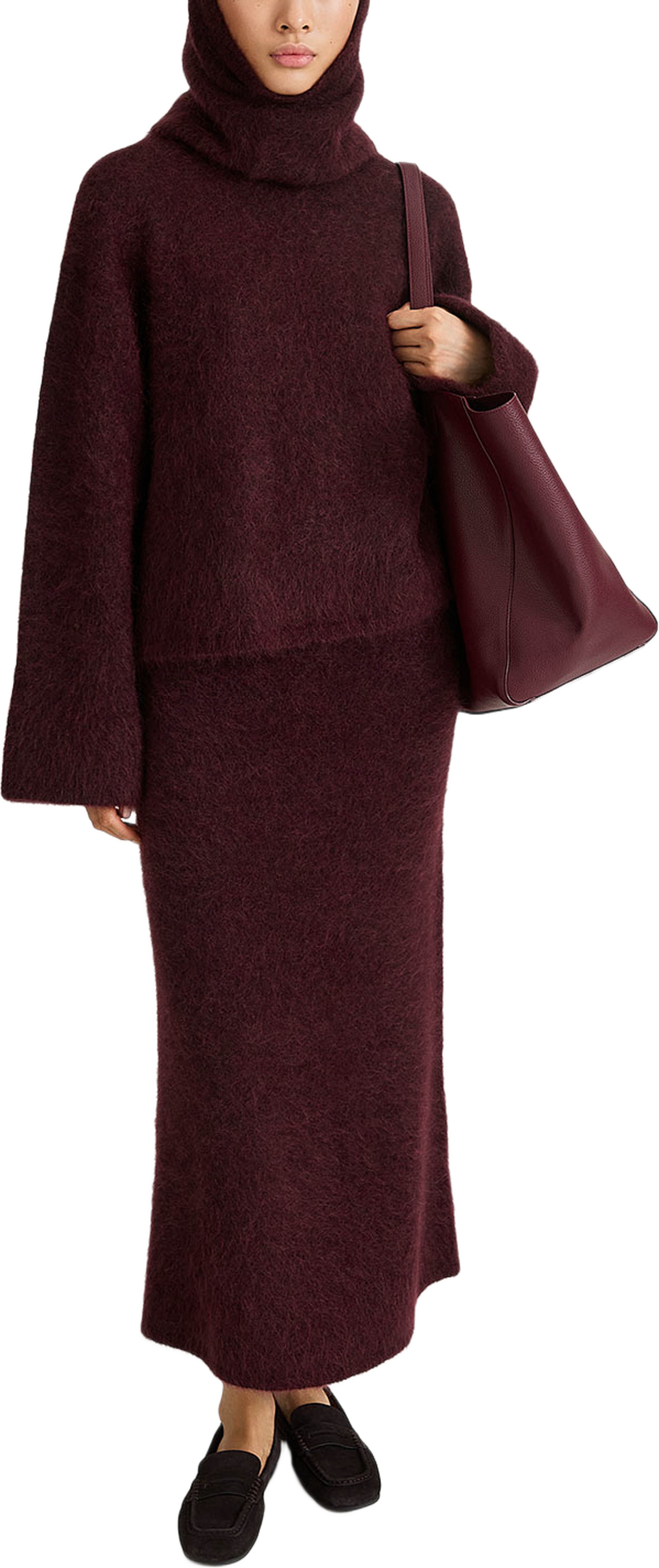 Niclas Short Sweater, från Stylein, i färgen Bordeaux. Klicka för att öppna bilden i stort format