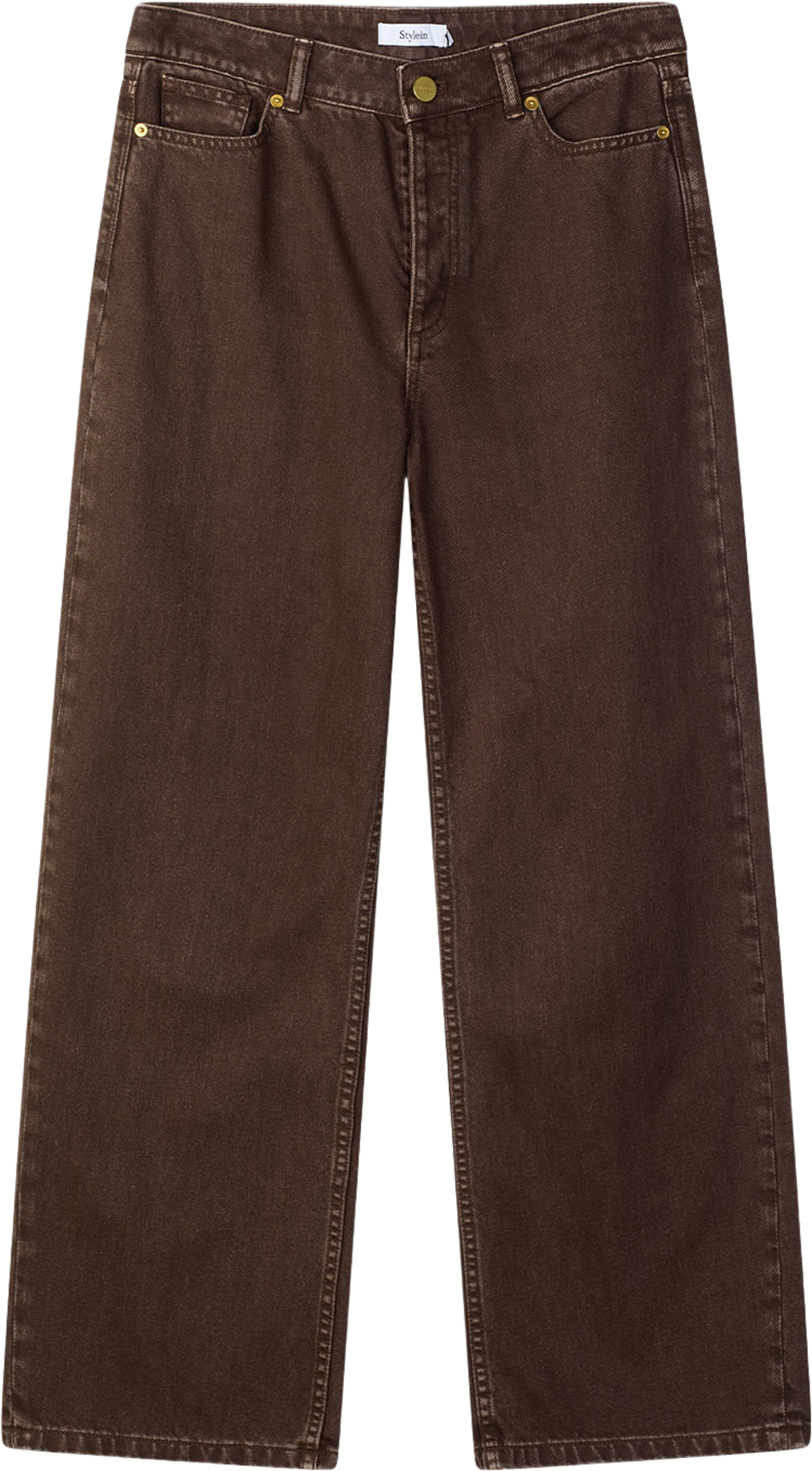 Keanue Trousers, från Stylein, i färgen Coffee. Klicka för att öppna bilden i stort format