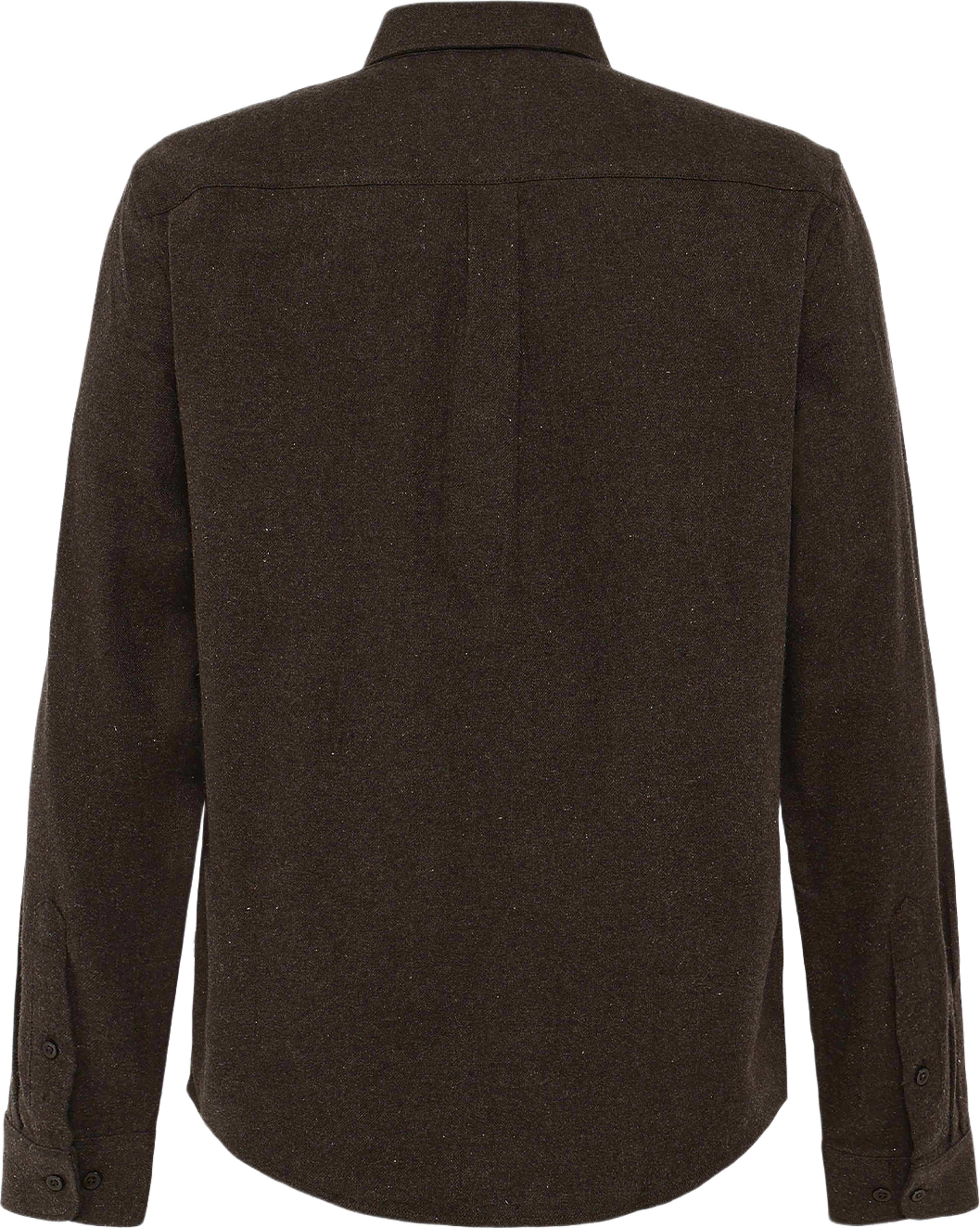 Dune Regular Flannel Shirt, från Knowledge Cotton Apparel, i färgen Chocolate Torte. Klicka för att öppna bilden i stort format