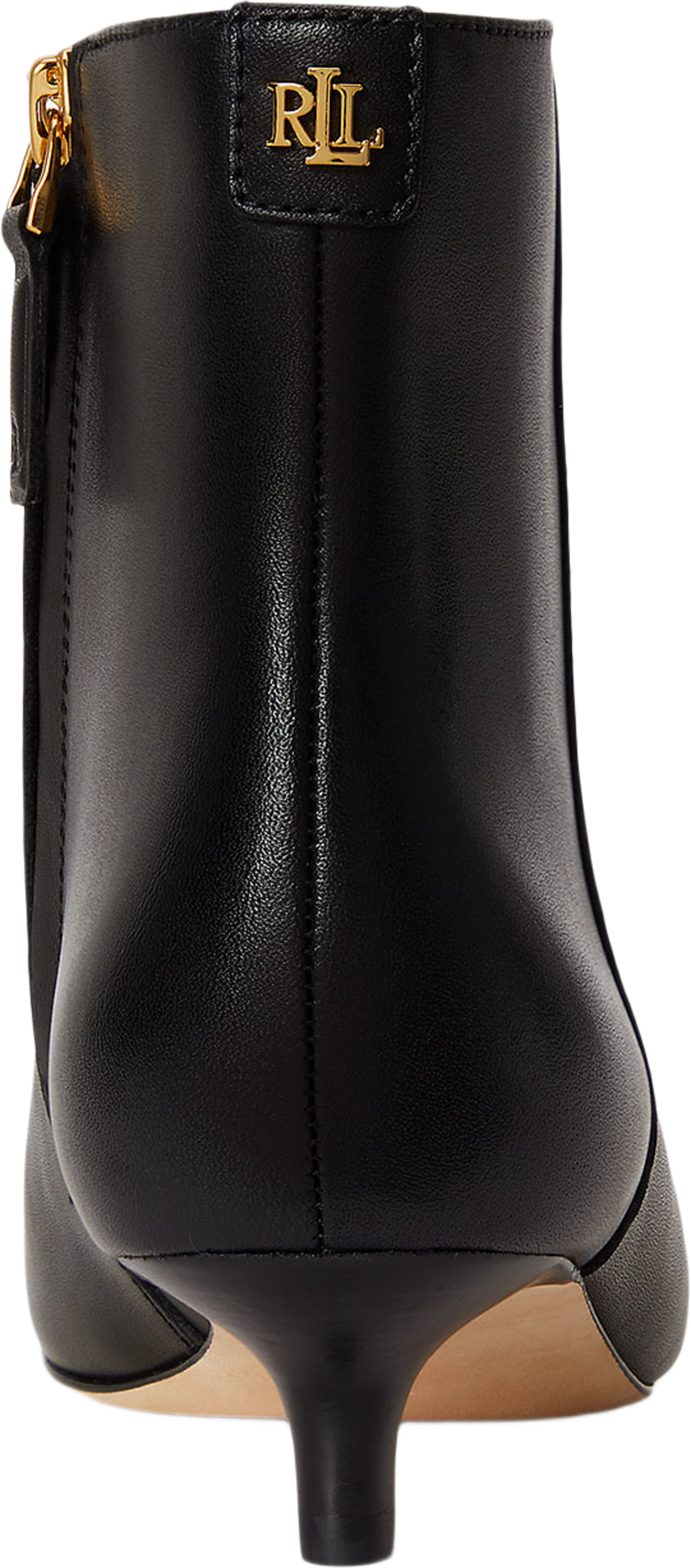 Francesca Calfskin Bootie, från Lauren Ralph Lauren, i färgen Black. Klicka för att öppna bilden i stort format