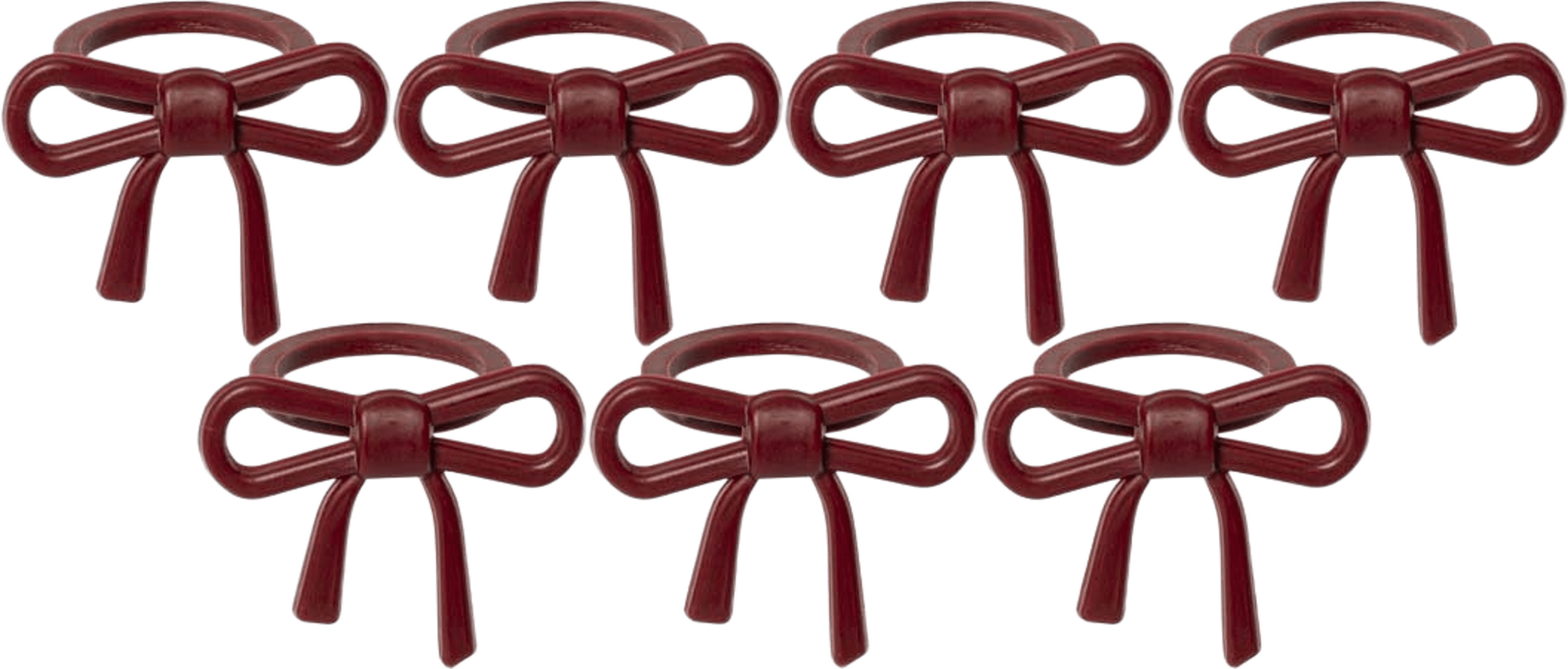 Ljusmanschett 7-pack Accessorize Röd rosett, från Star trading, i färgen Red. Klicka för att öppna bilden i stort format