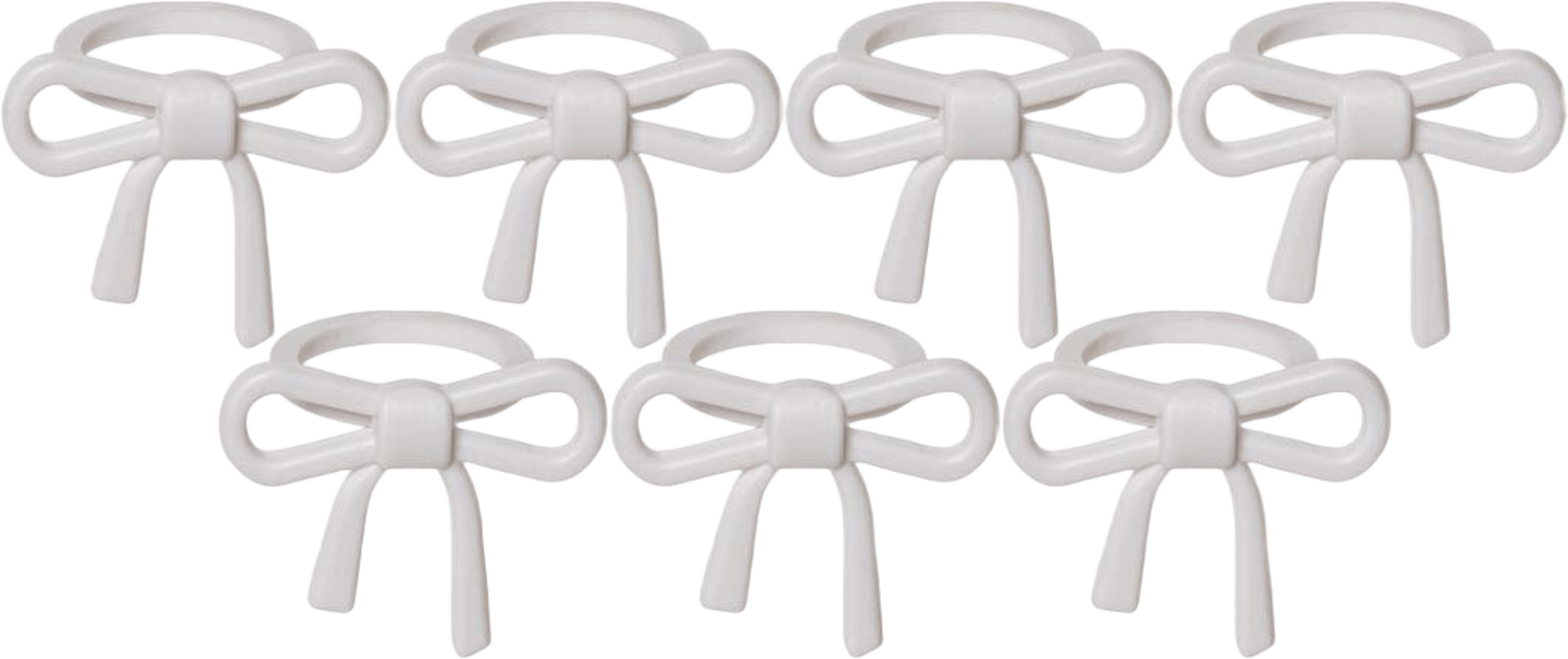 Ljusmanschett 7-pack Accessorize Vit rosett, från Star trading, i färgen White. Klicka för att öppna bilden i stort format
