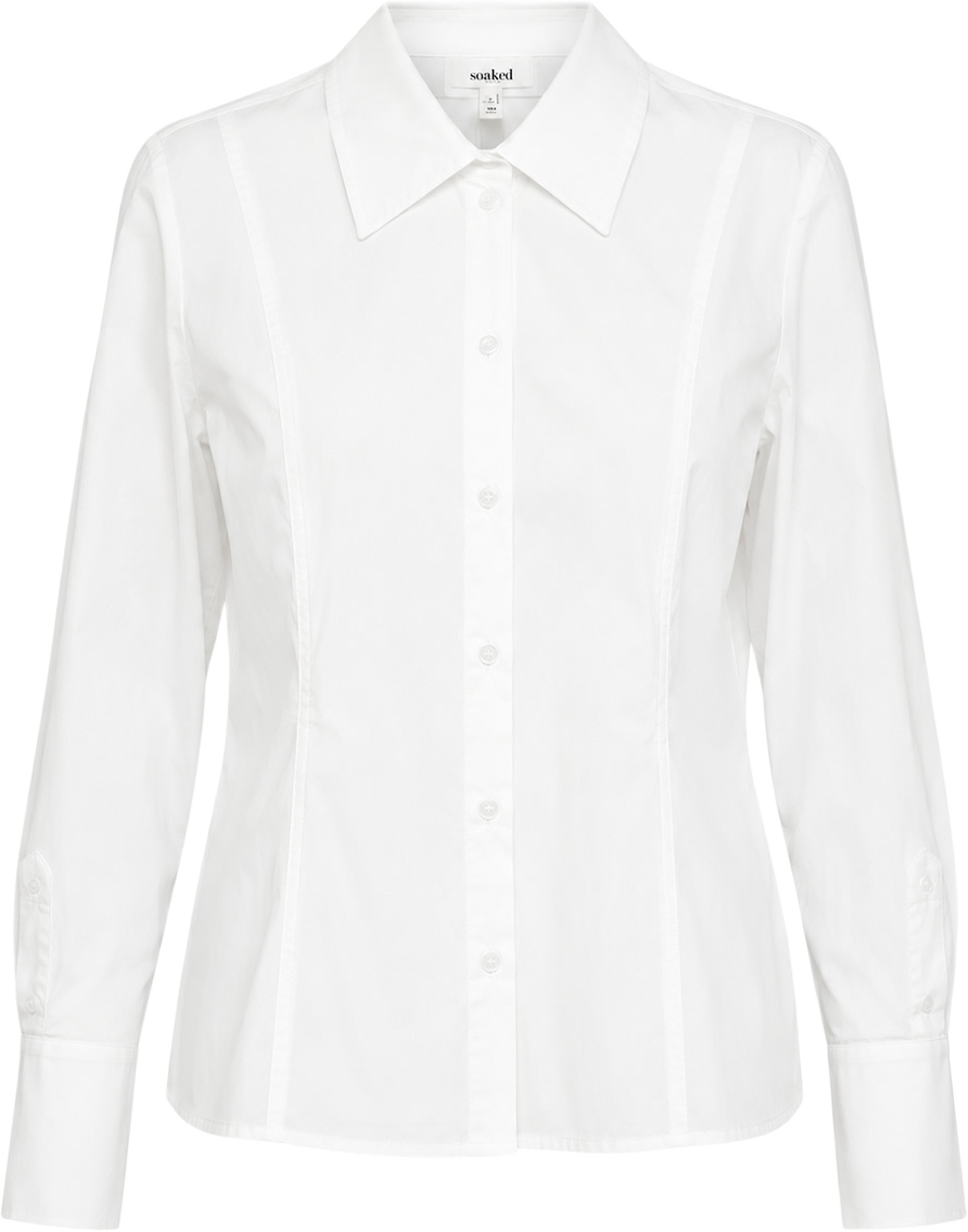 SLNoelle Slim Poplin Shirt LS Bright White från Soaked In Luxury | Åhléns