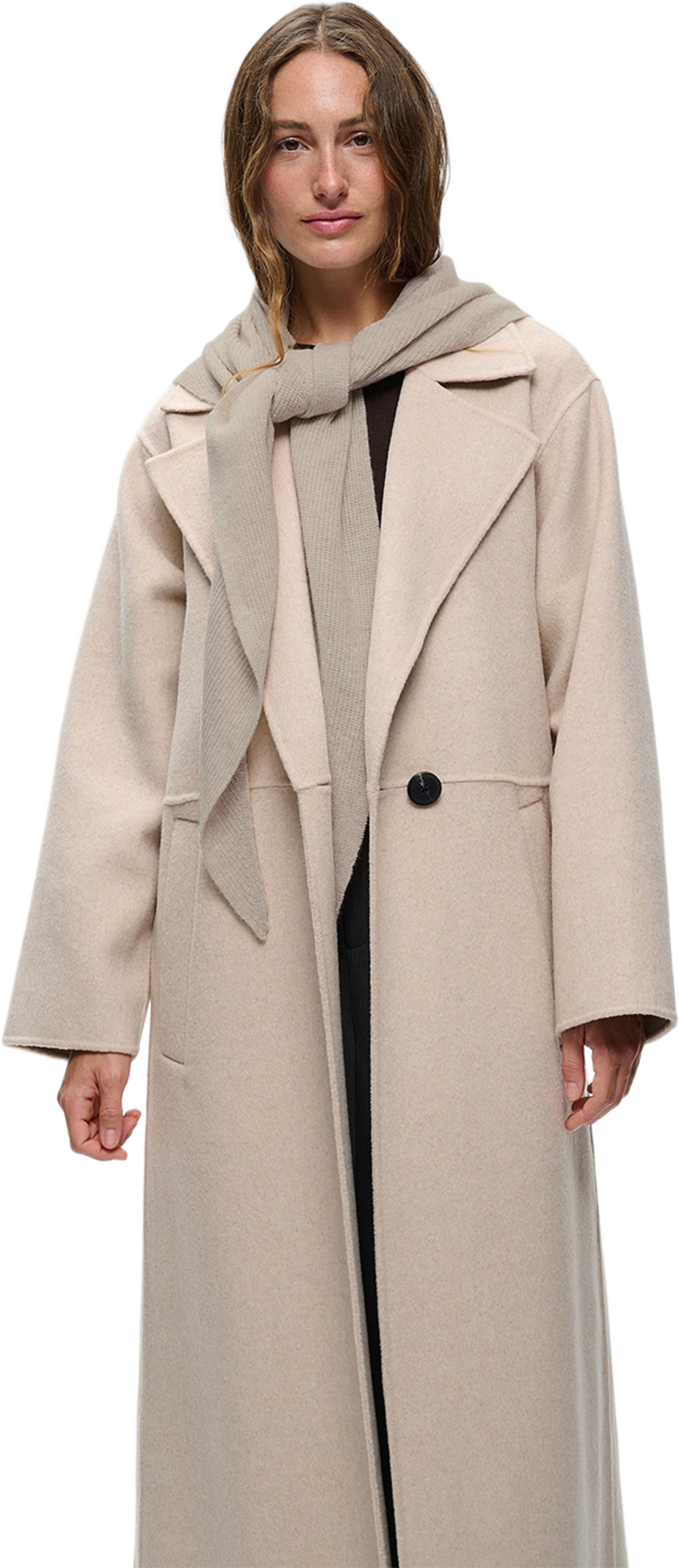 MAEIW MONIKA SCARF, från Inwear, i färgen Cinder Melange. Klicka för att öppna bilden i stort format