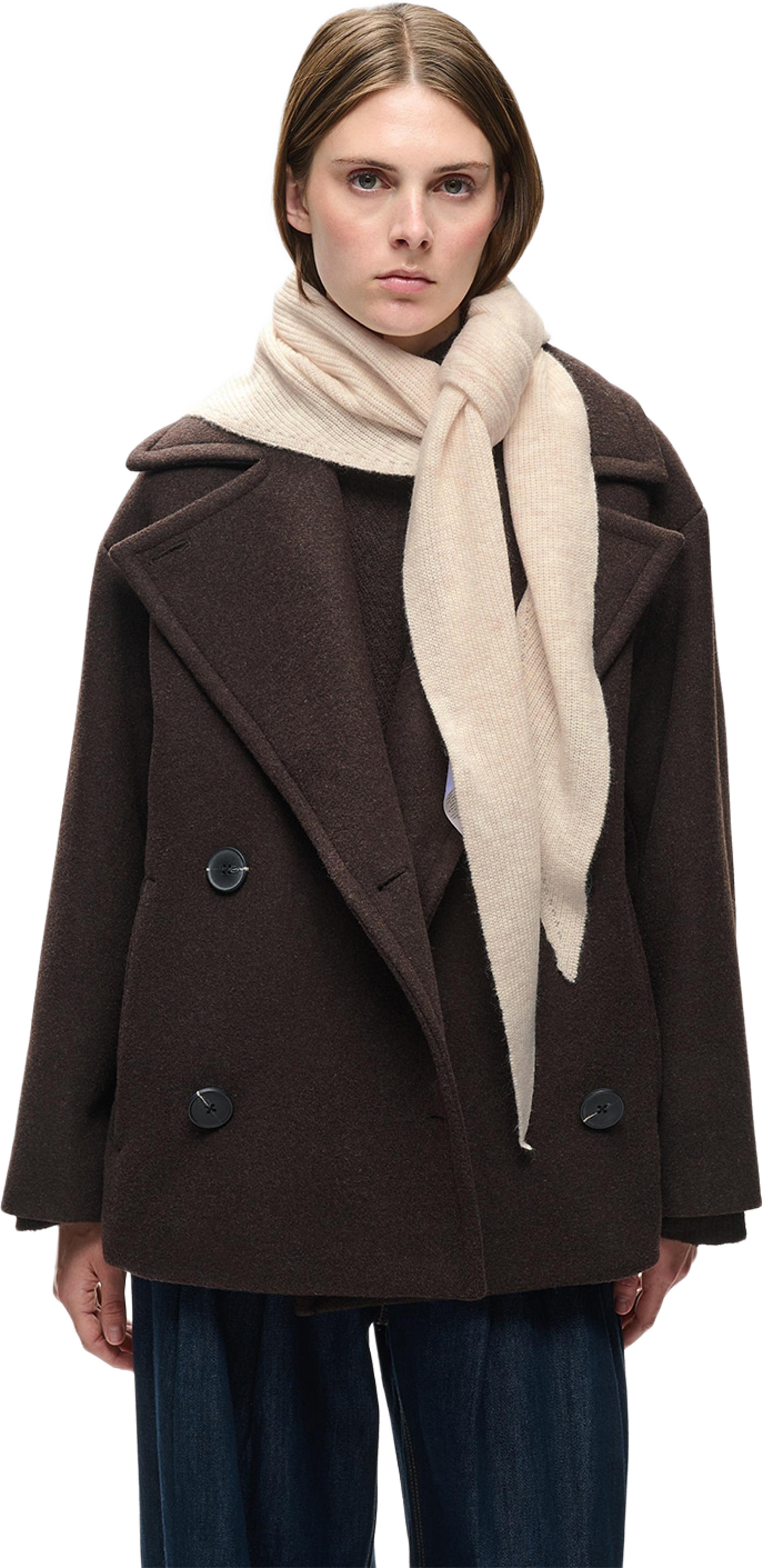 MAEIW MONIKA SCARF, från Inwear, i färgen Vanilla Melange. Klicka för att öppna bilden i stort format