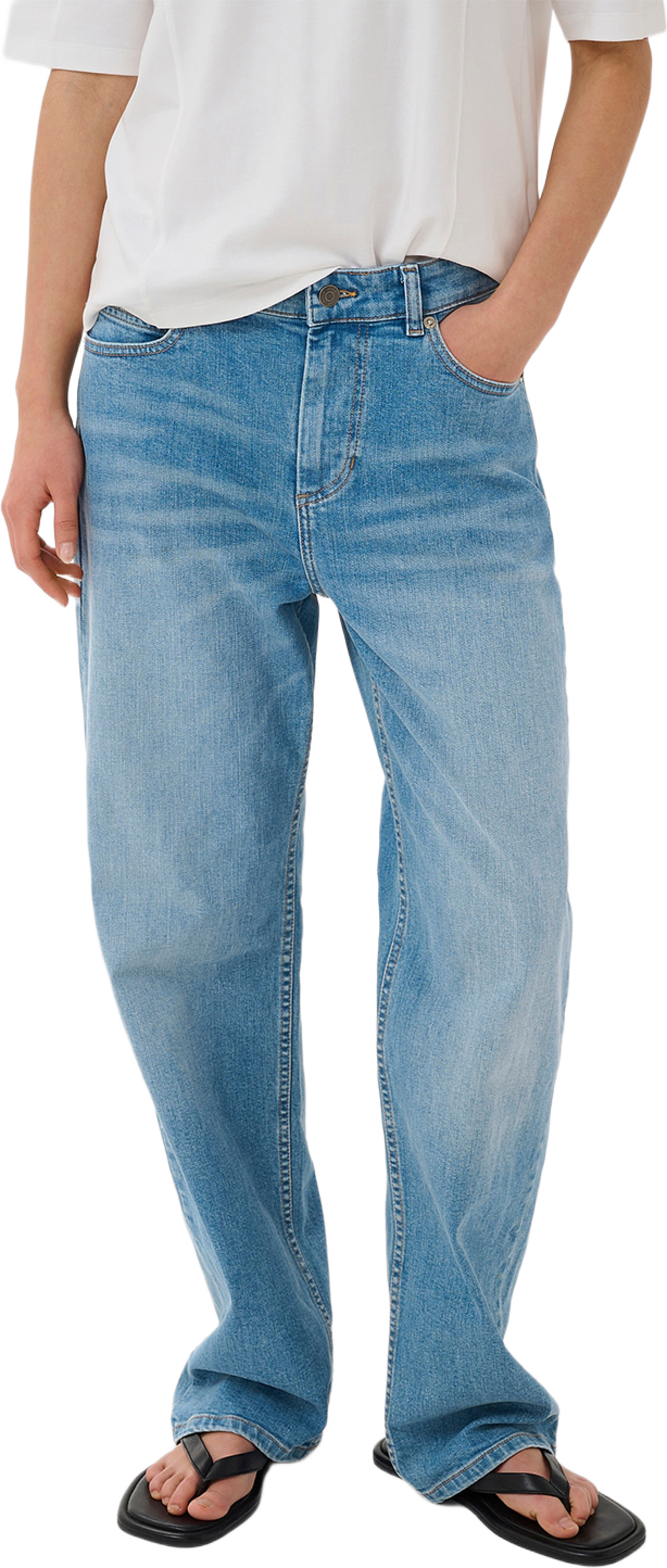 DARLINAIW CORE STRAIGHT JEANS, från Inwear, i färgen Washed Light Blue Demim. Klicka för att öppna bilden i stort format