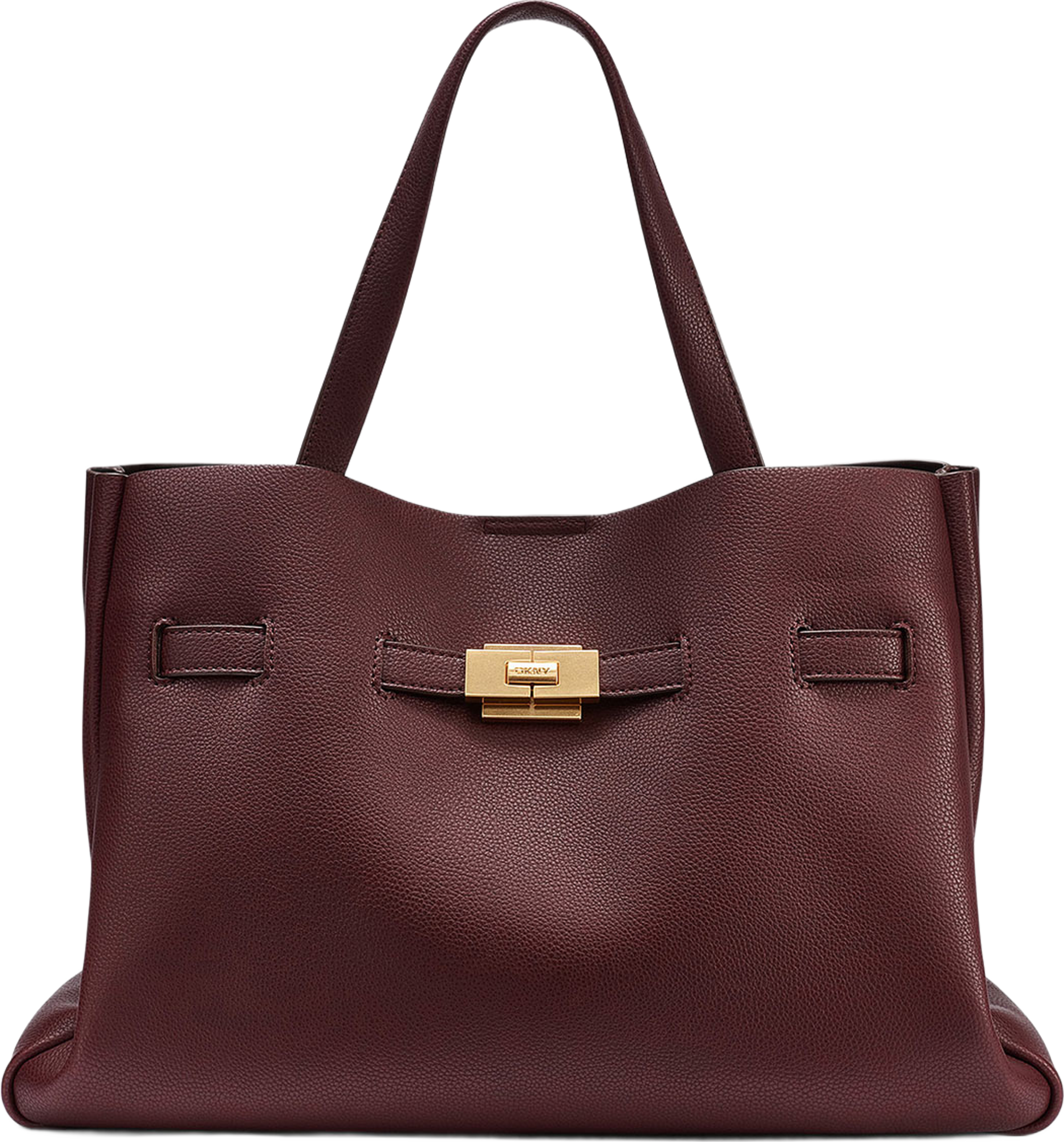 Bryar Large Satchel, från DKNY, i färgen Sangria. Klicka för att öppna bilden i stort format