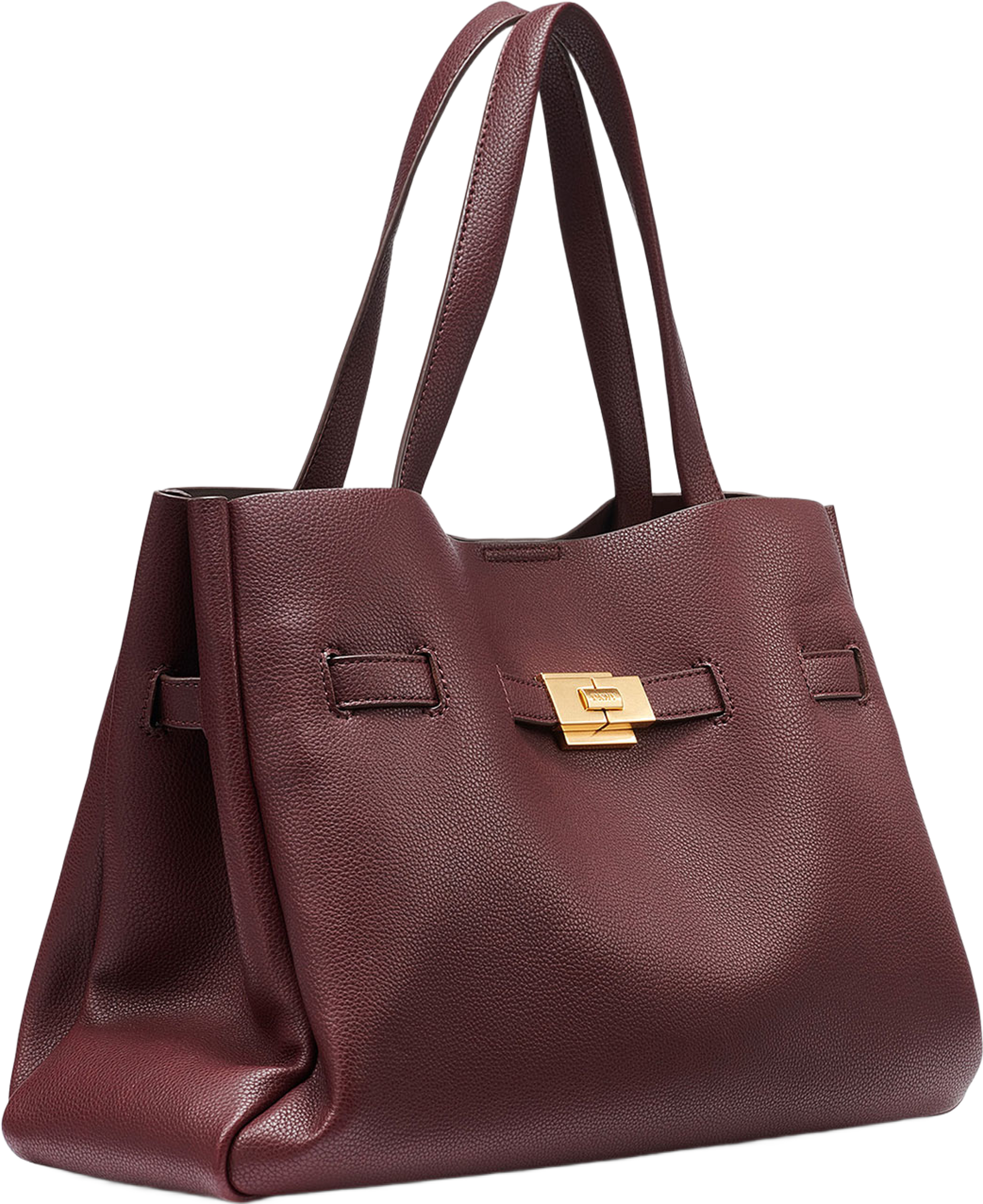 Bryar Large Satchel, från DKNY, i färgen Sangria. Klicka för att öppna bilden i stort format