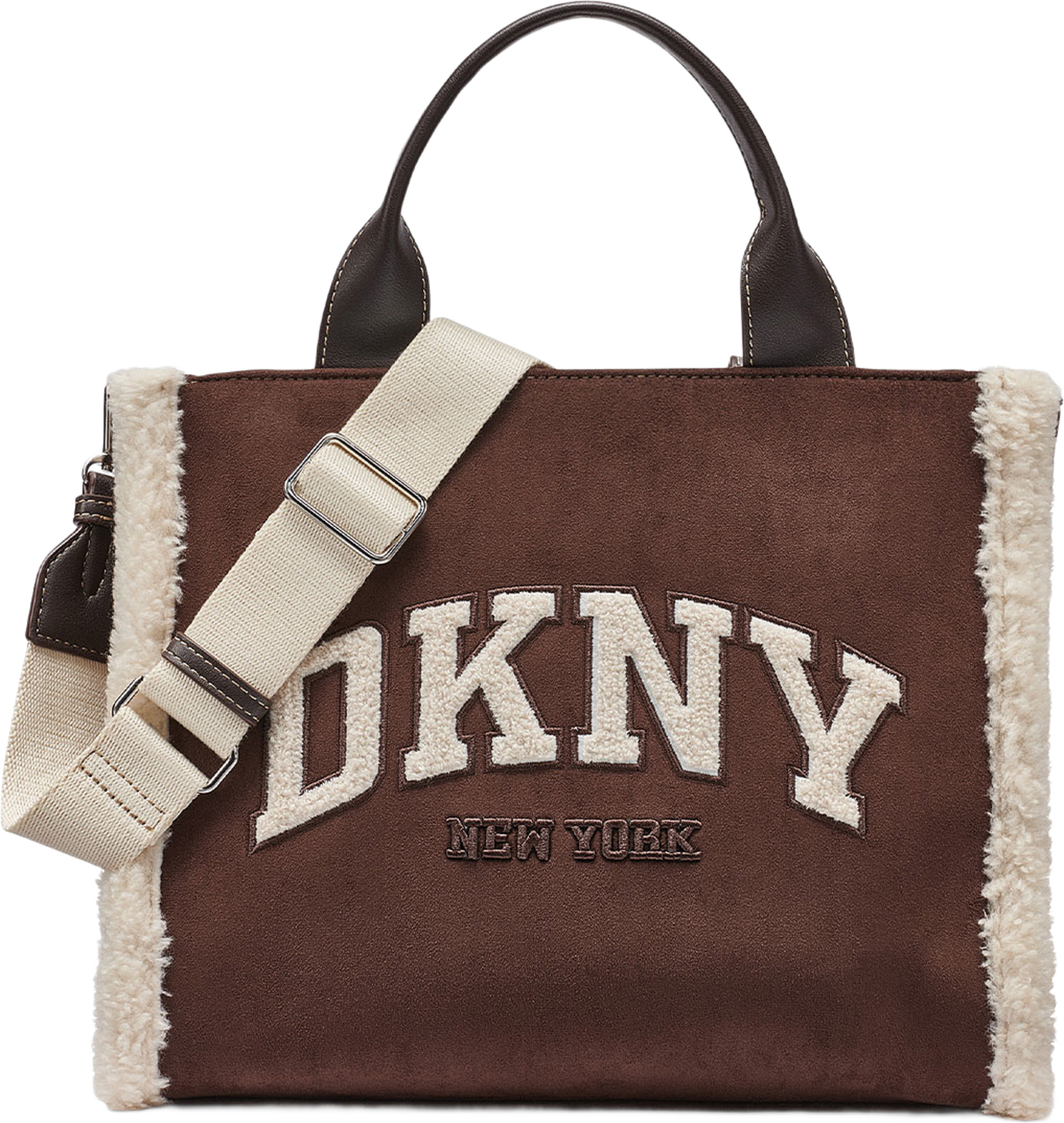 Hadlee Medium Tote, från DKNY, i färgen Coffee Bean. Klicka för att öppna bilden i stort format