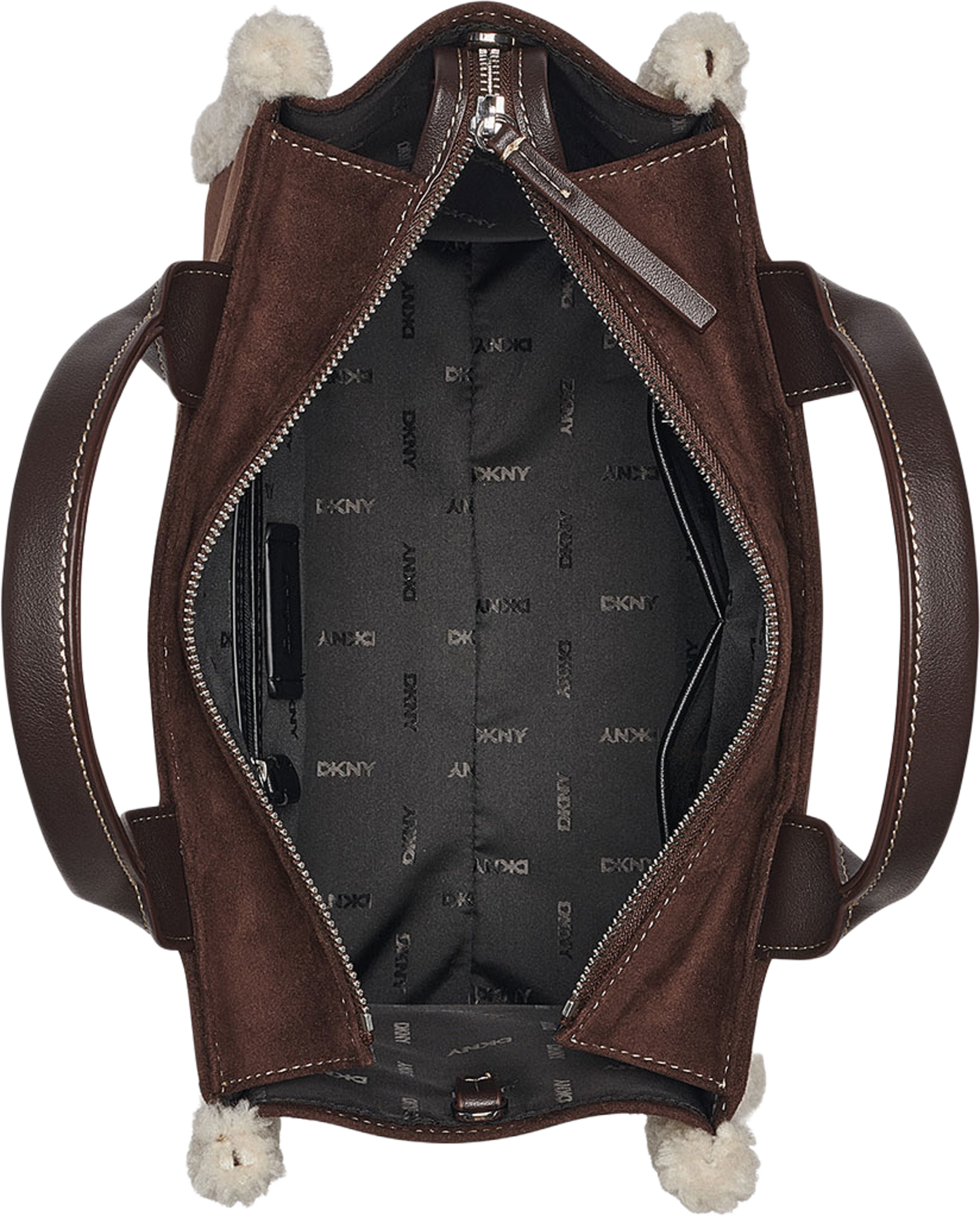 Hadlee Medium Tote, från DKNY, i färgen Coffee Bean. Klicka för att öppna bilden i stort format