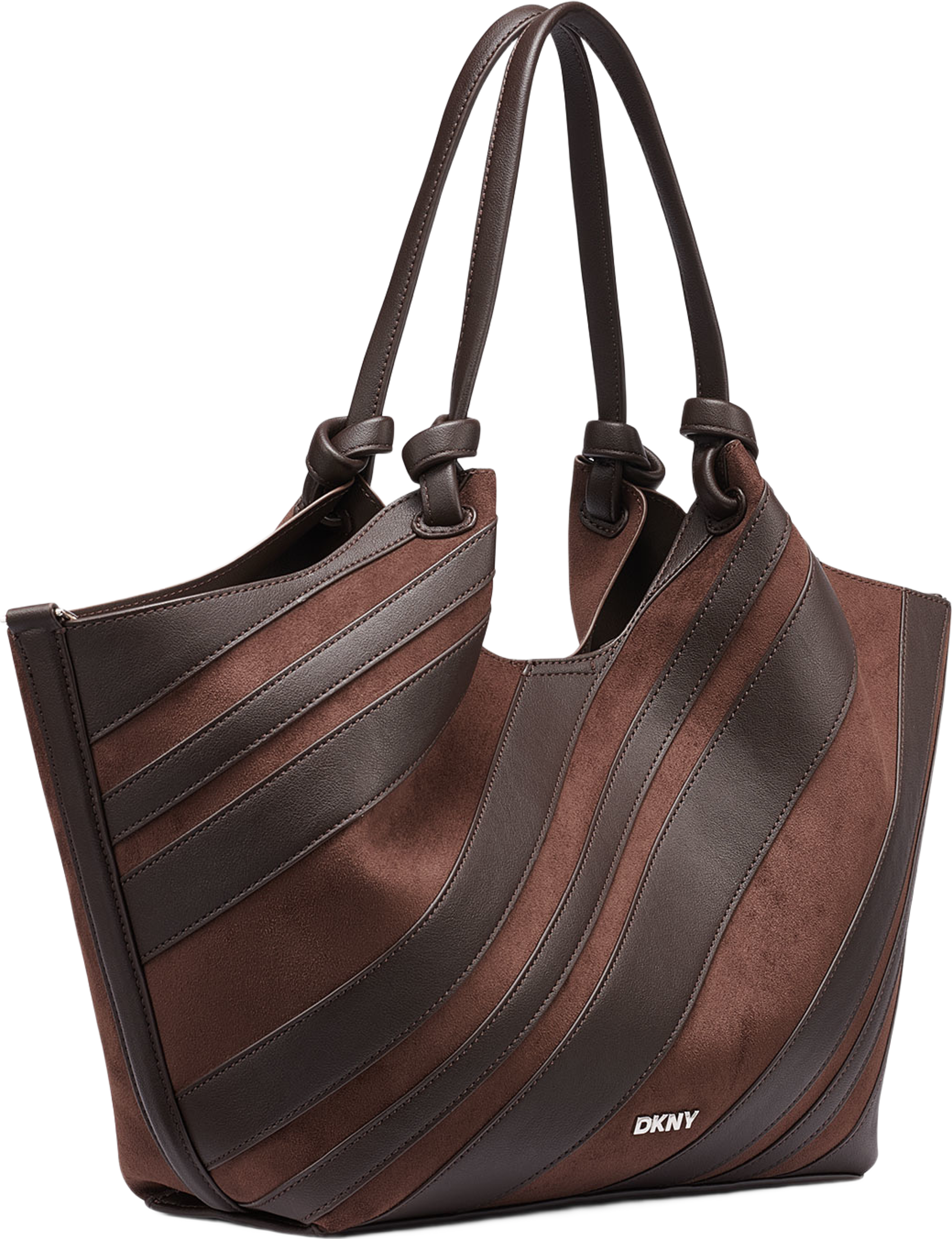 Paula Medium Tote, från DKNY, i färgen Coffee Bean. Klicka för att öppna bilden i stort format
