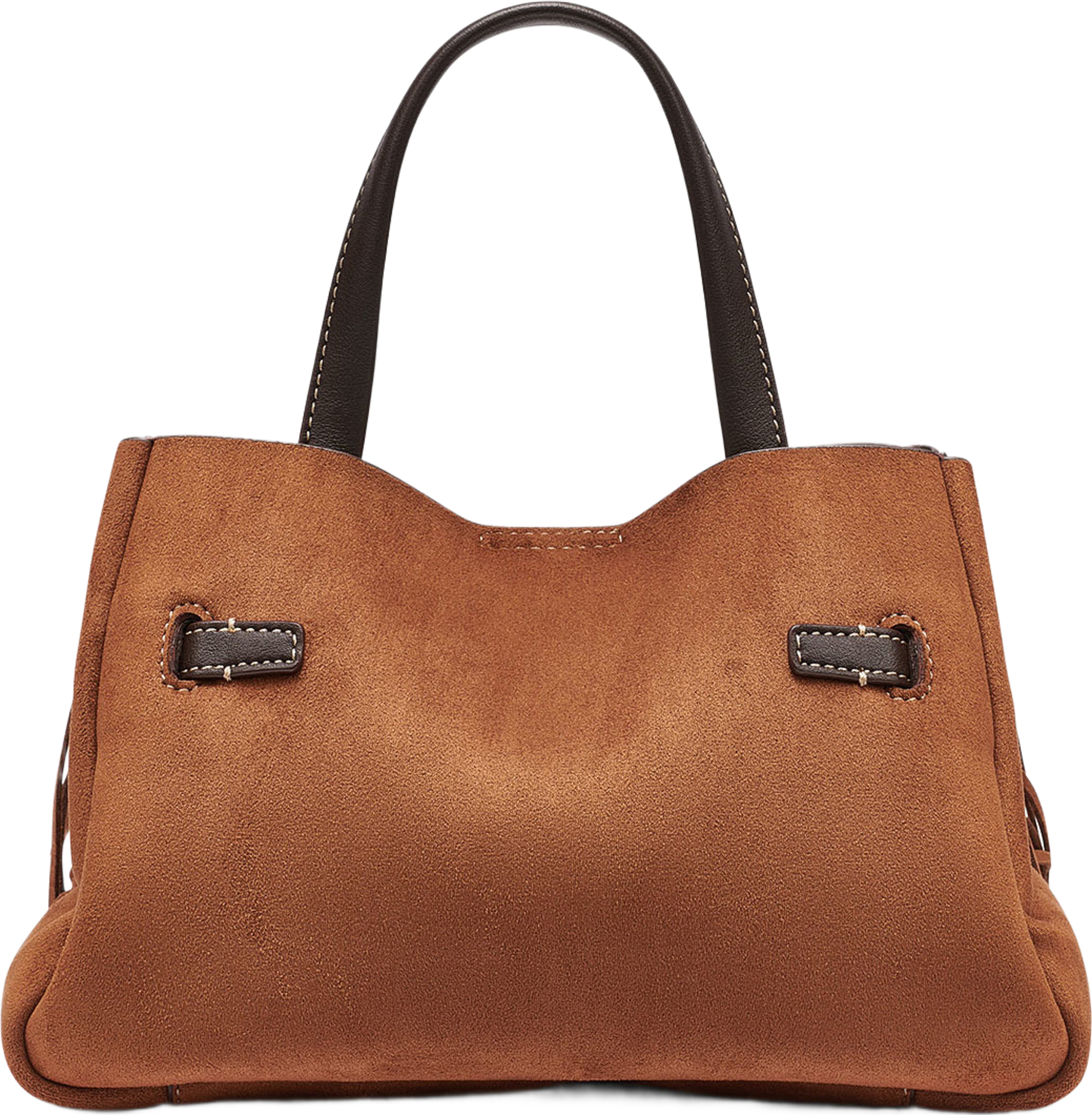 Bryar Small Satchel, från DKNY, i färgen Walnut. Klicka för att öppna bilden i stort format