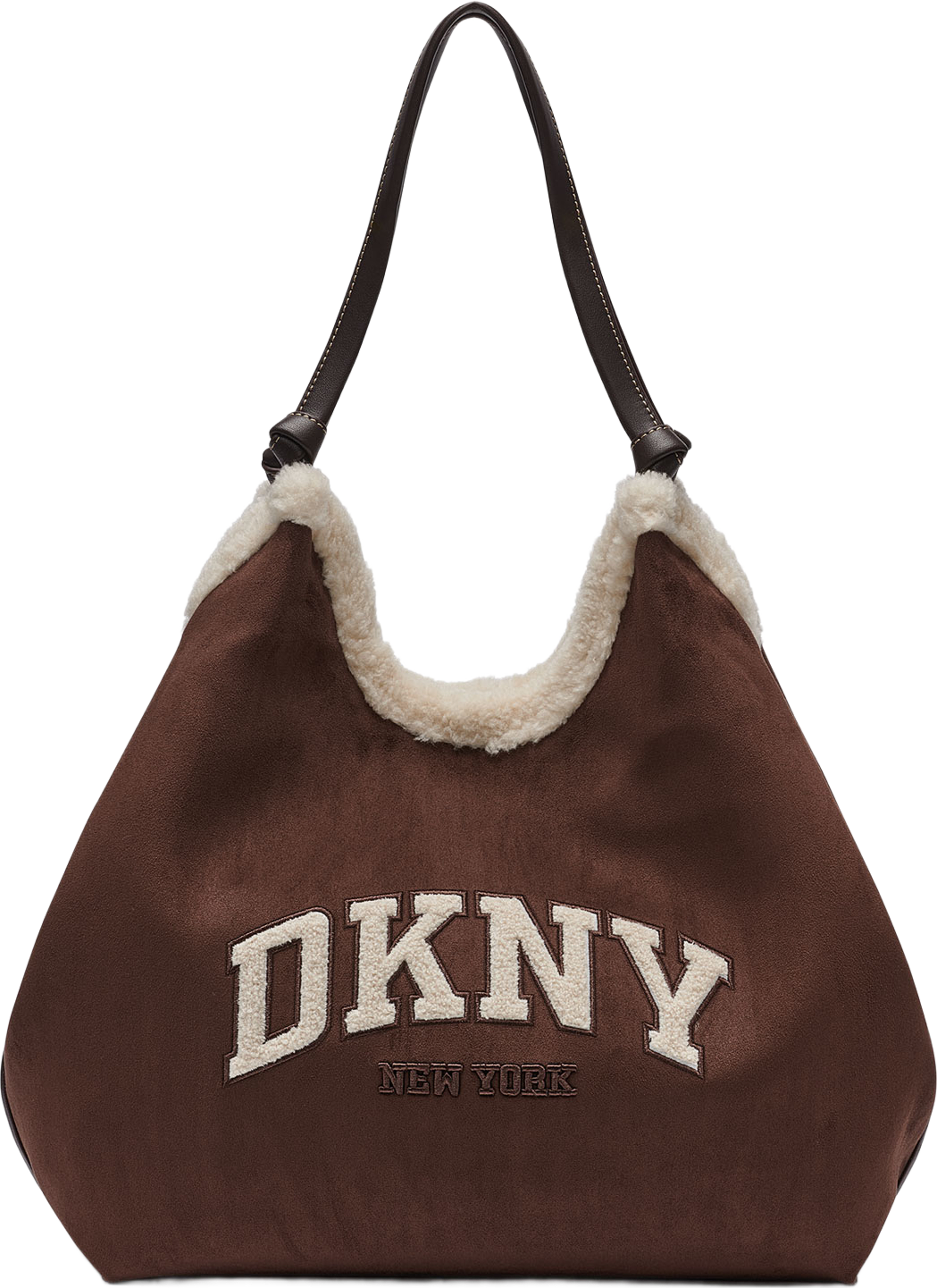 Paula Large Tote, från DKNY, i färgen Coffee Bean. Klicka för att öppna bilden i stort format