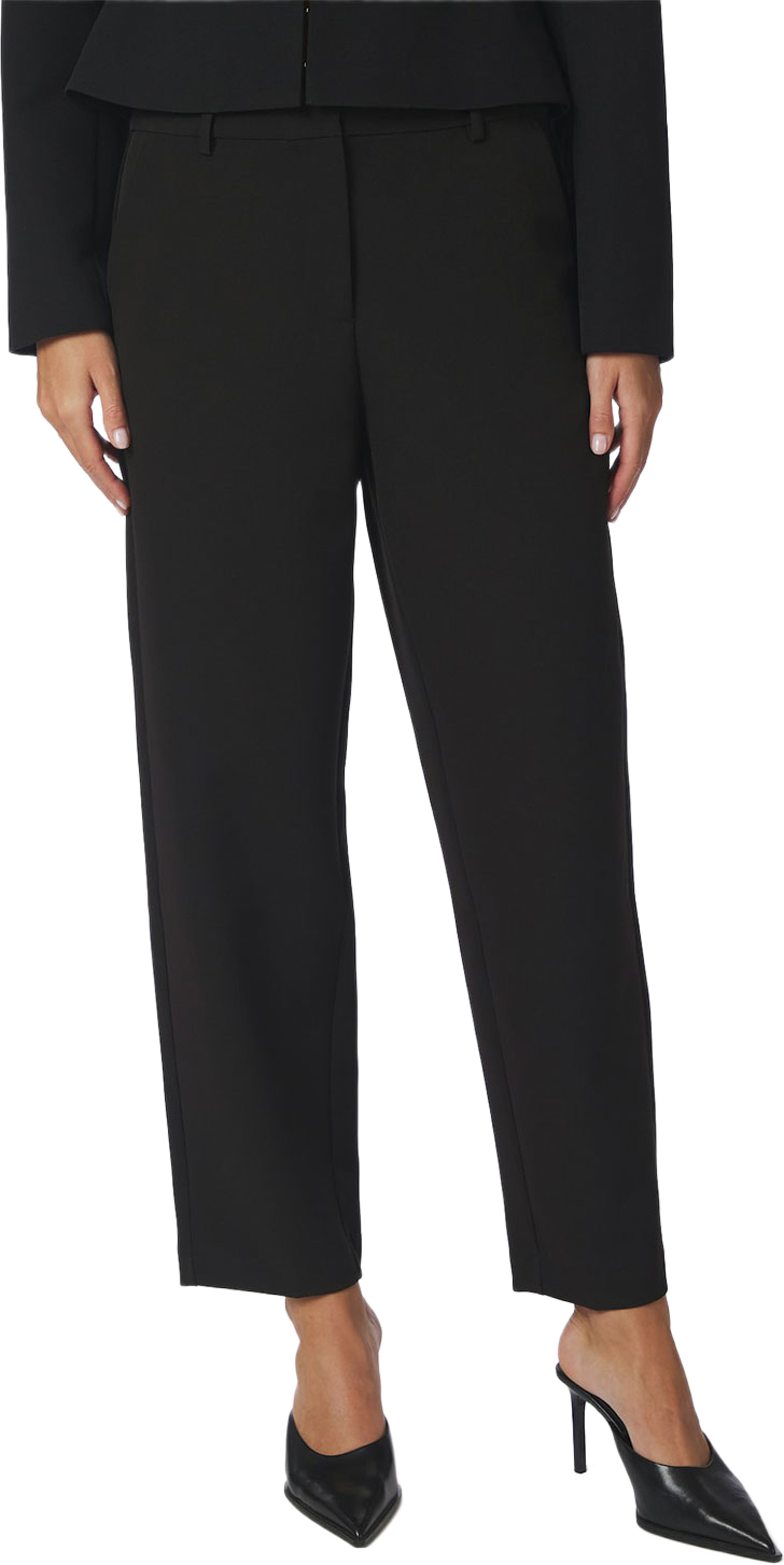 Gracia Suit Pants, från Neo Noir, i färgen Black Levering. Klicka för att öppna bilden i stort format