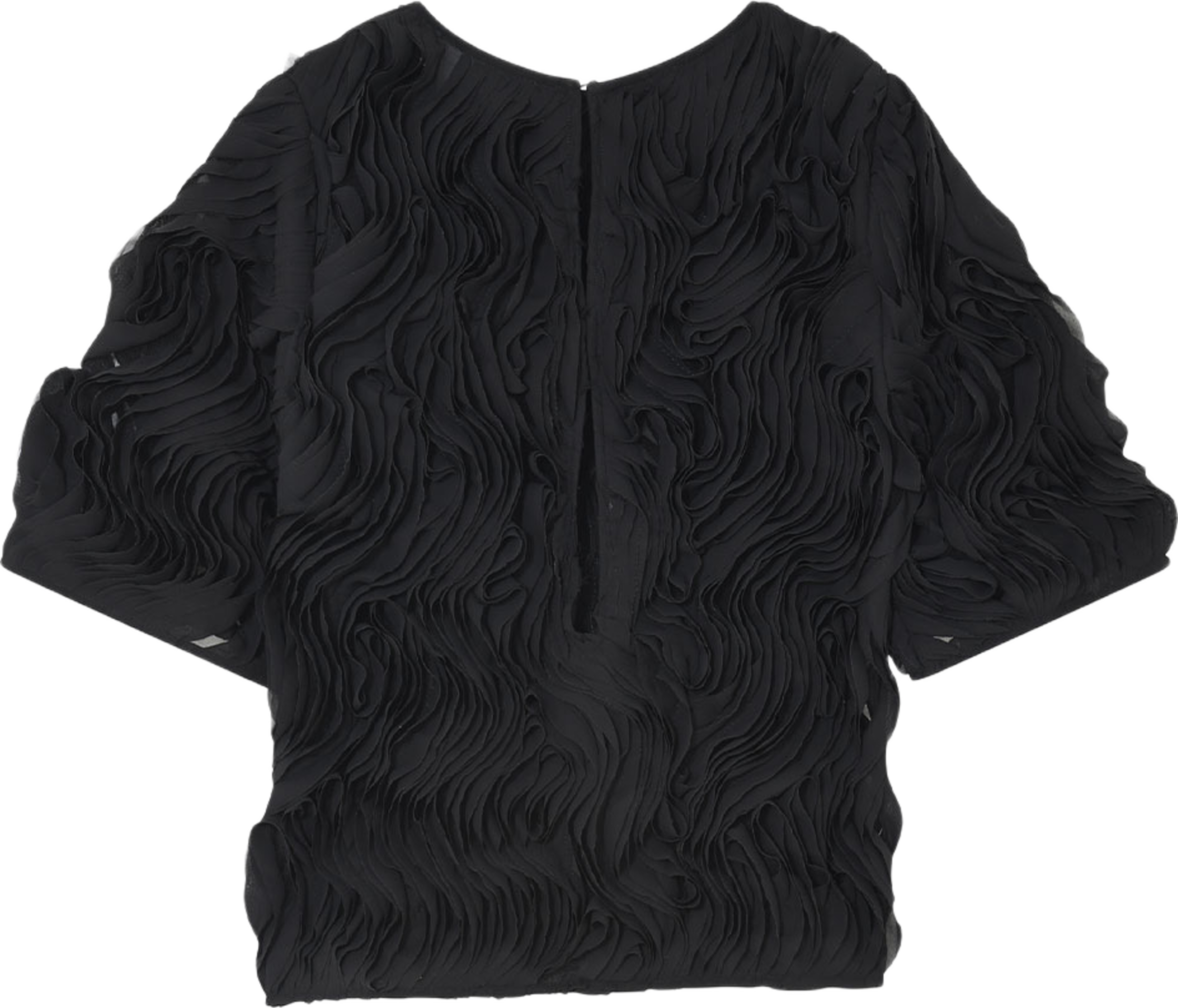 Tatiana - Ruffled Lacy, från DAY Birger et Mikkelsen, i färgen Black. Klicka för att öppna bilden i stort format