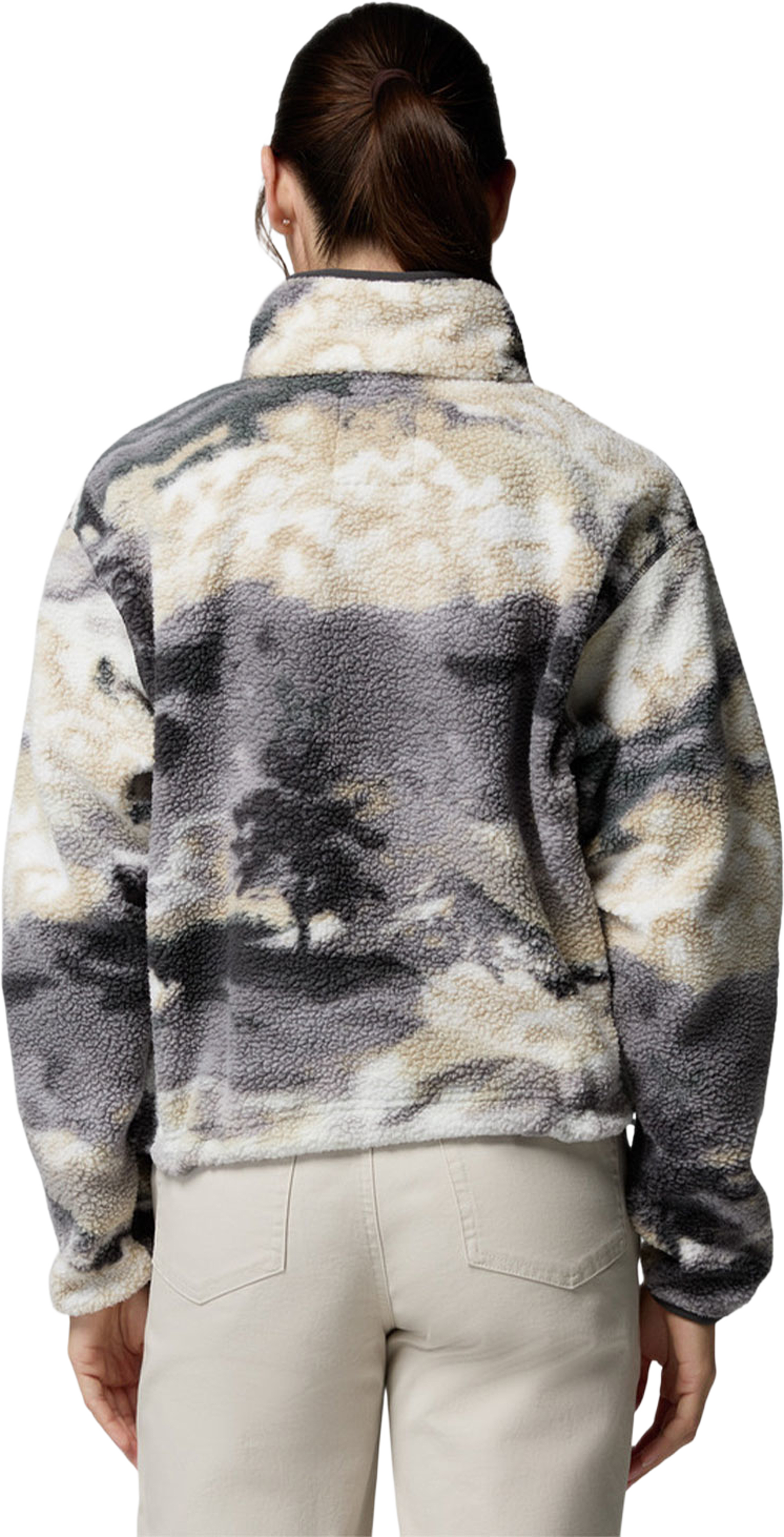 Helvetia™ II Printed Cropped Half Snap, från Columbia, i färgen Shark, Dreaming. Klicka för att öppna bilden i stort format