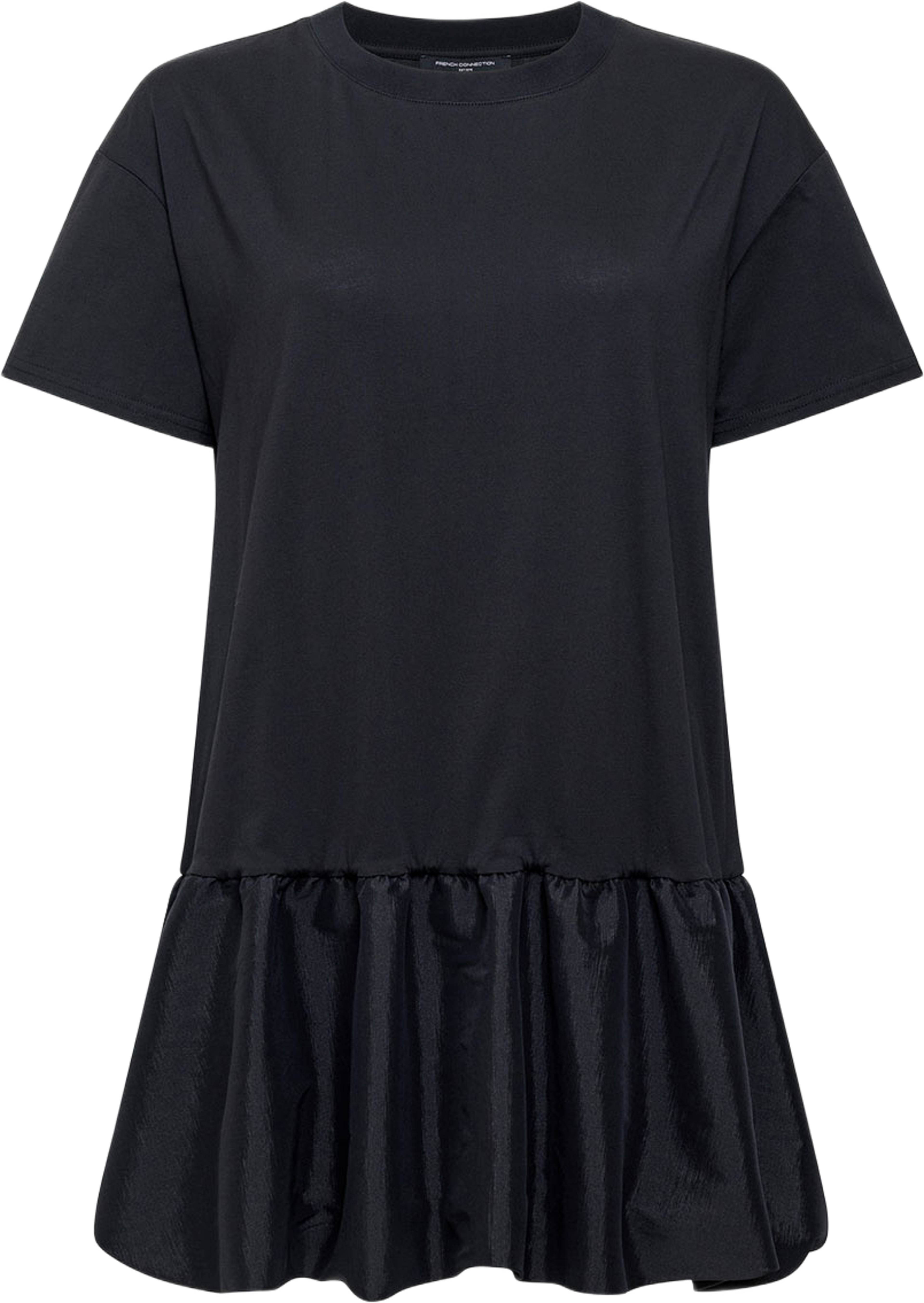 Sivine Bubble Hem Mini Dress, från French Connection, i färgen Black. Klicka för att öppna bilden i stort format
