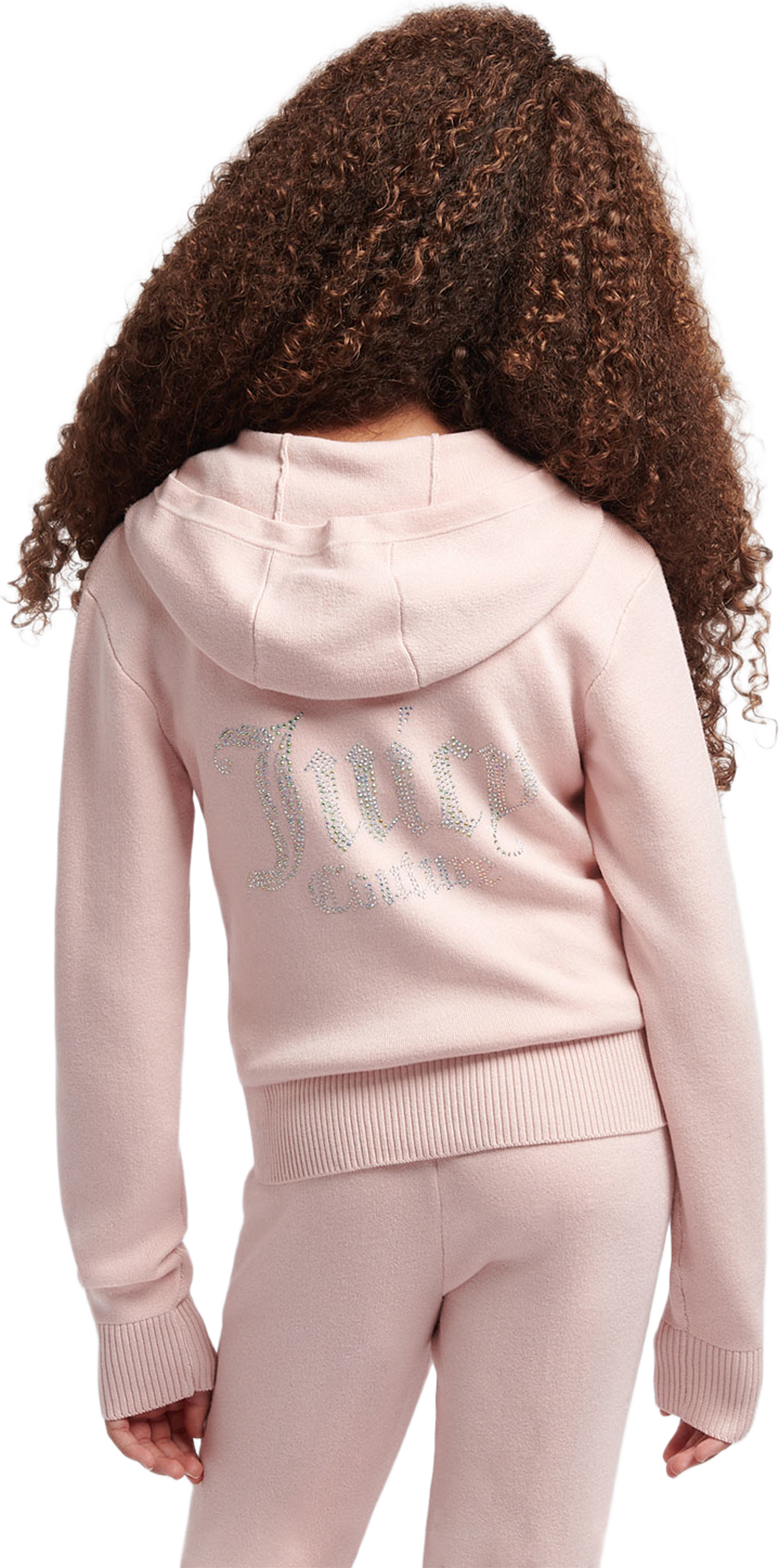 Knitted Zip Thru Hood, från Juicy Couture, i färgen Lotus. Klicka för att öppna bilden i stort format