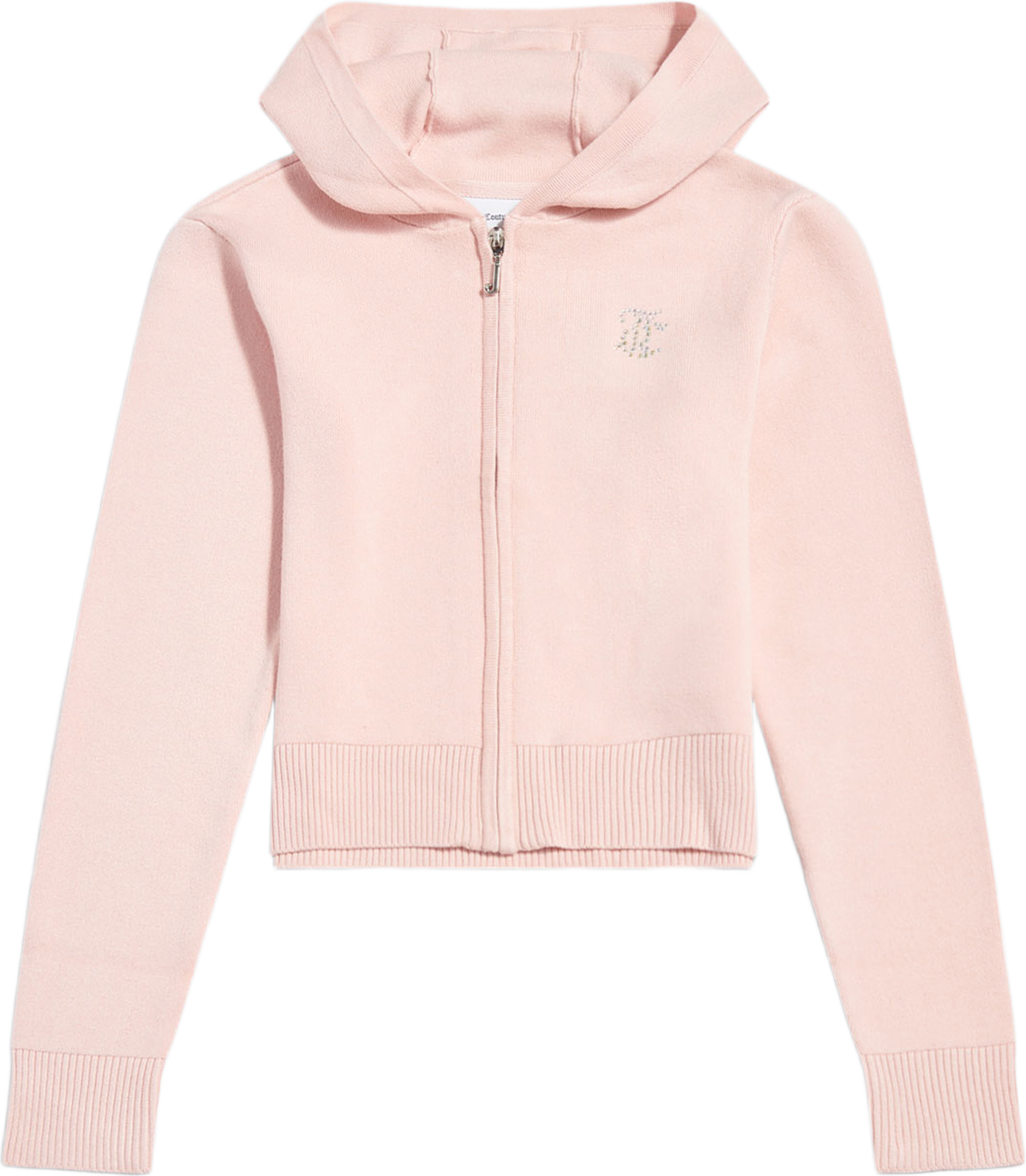 Knitted Zip Thru Hood, från Juicy Couture, i färgen Lotus. Klicka för att öppna bilden i stort format